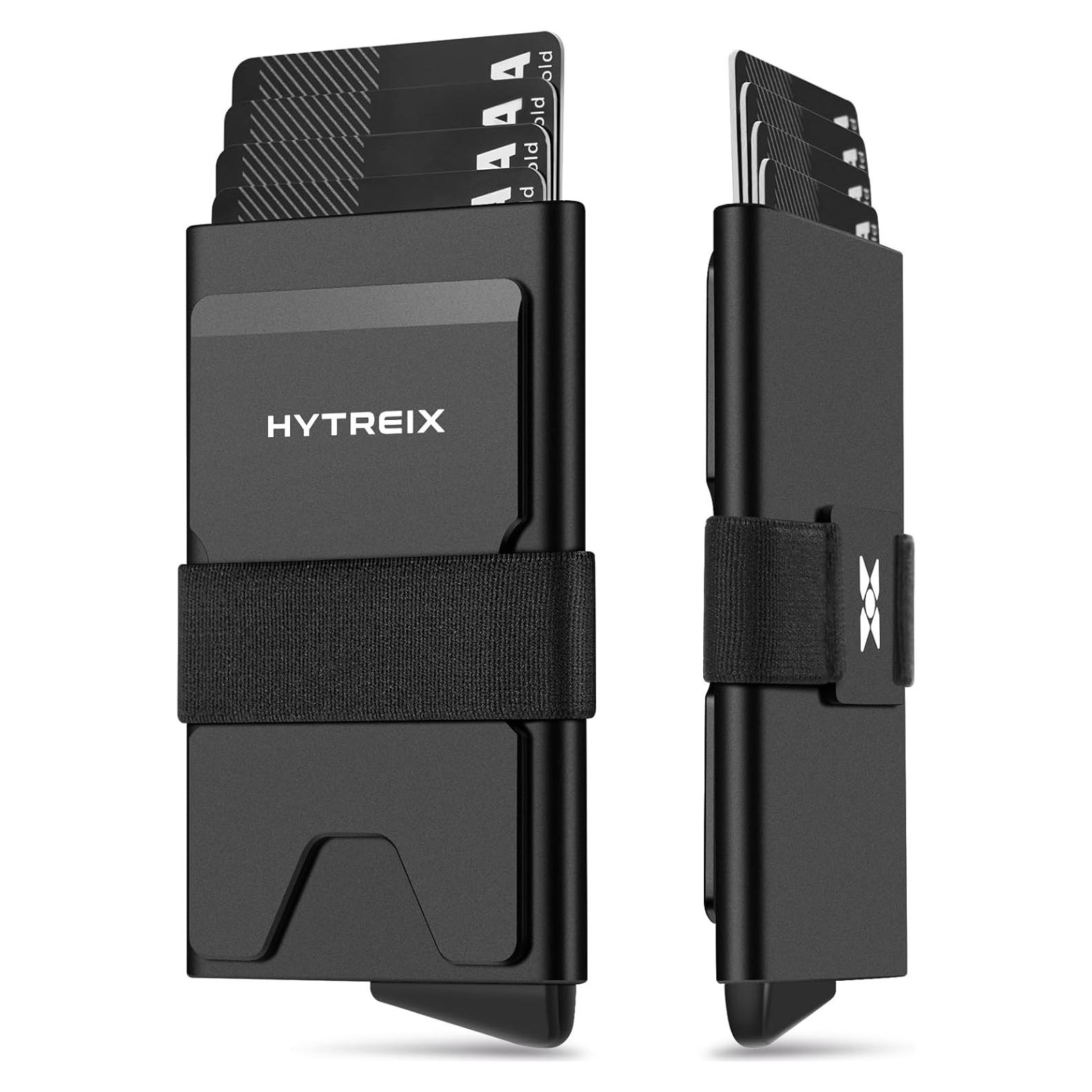 Billetera delgada HYTREIX para hombres con bloqueo RFID - 12+ tarjetas