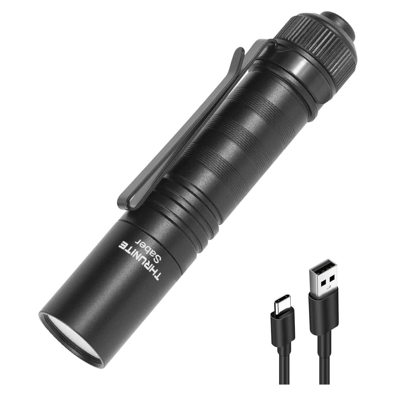 Linterna Mini ThruNite Saber EDC 659 Lúmenes Recargable USB-C