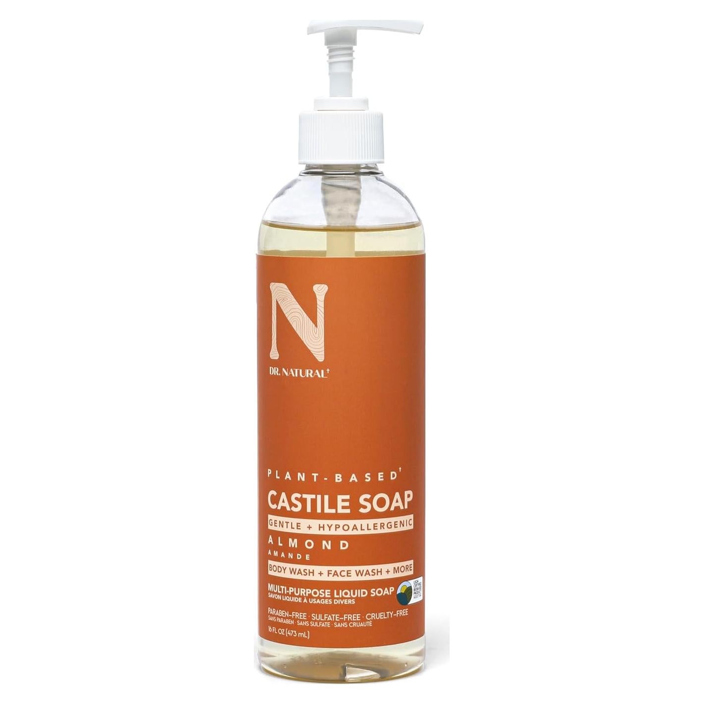 Jabón Líquido Multiusos Dr. Natural Almendra 473 ml