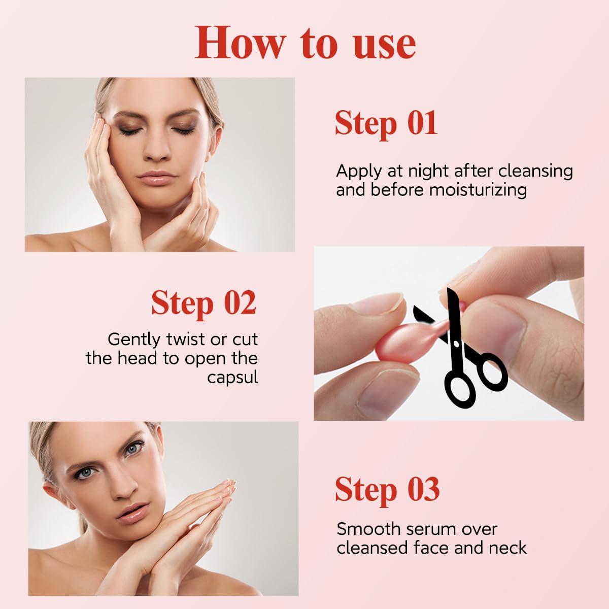 Suero Facial Antienvejecimiento HKH con Retinol y Colágeno 12.74 ml