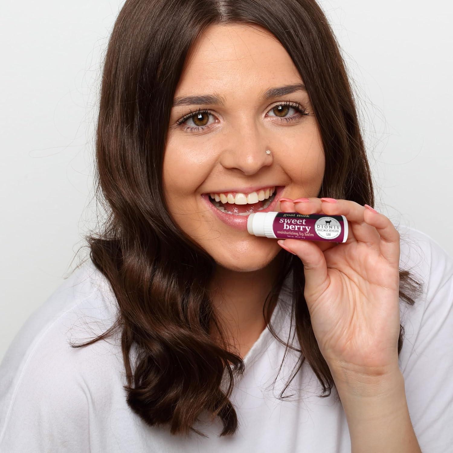 Bálsamo Labial Dionis de Leche de Cabra, Set de 6, Hidrata Labios