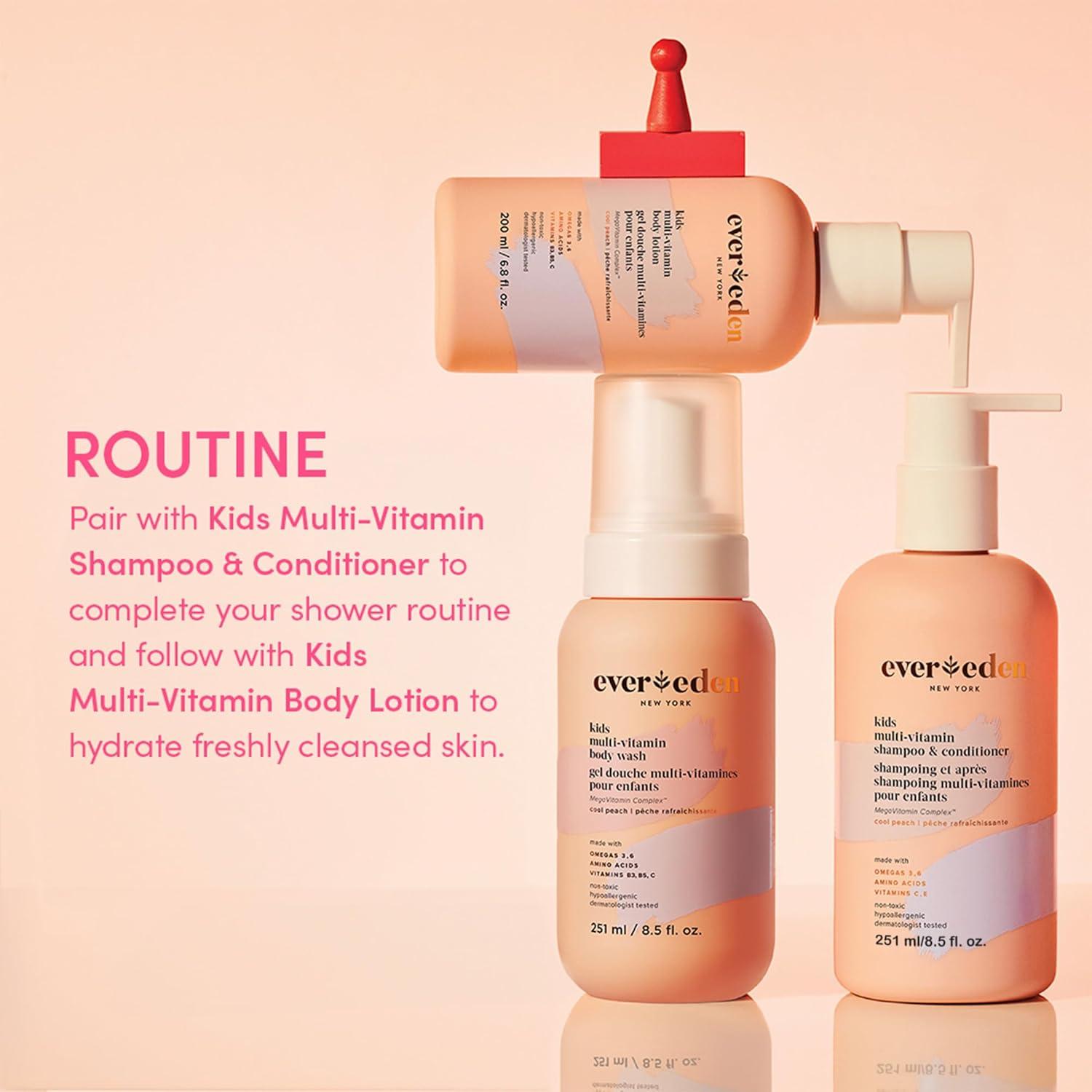 Champú y Acondicionador 2 en 1 Evereden Durazno Fresco 250 ml