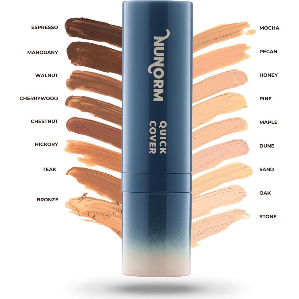 Corrector NuNorm Quick Cover Stick para Hombre - Espresso