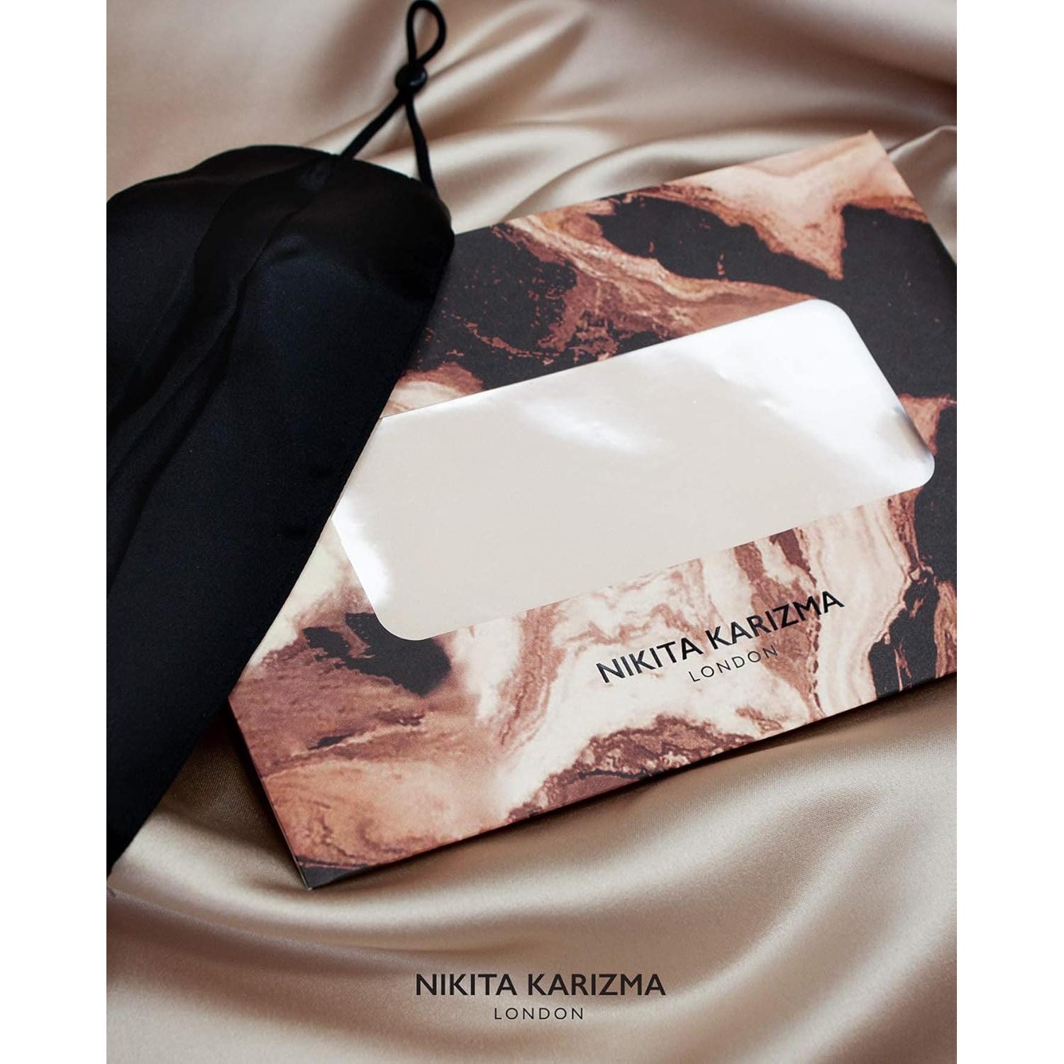 Mascarilla de Seda KARIZMA Beverly Hills Negra 19 Momme Ajustable