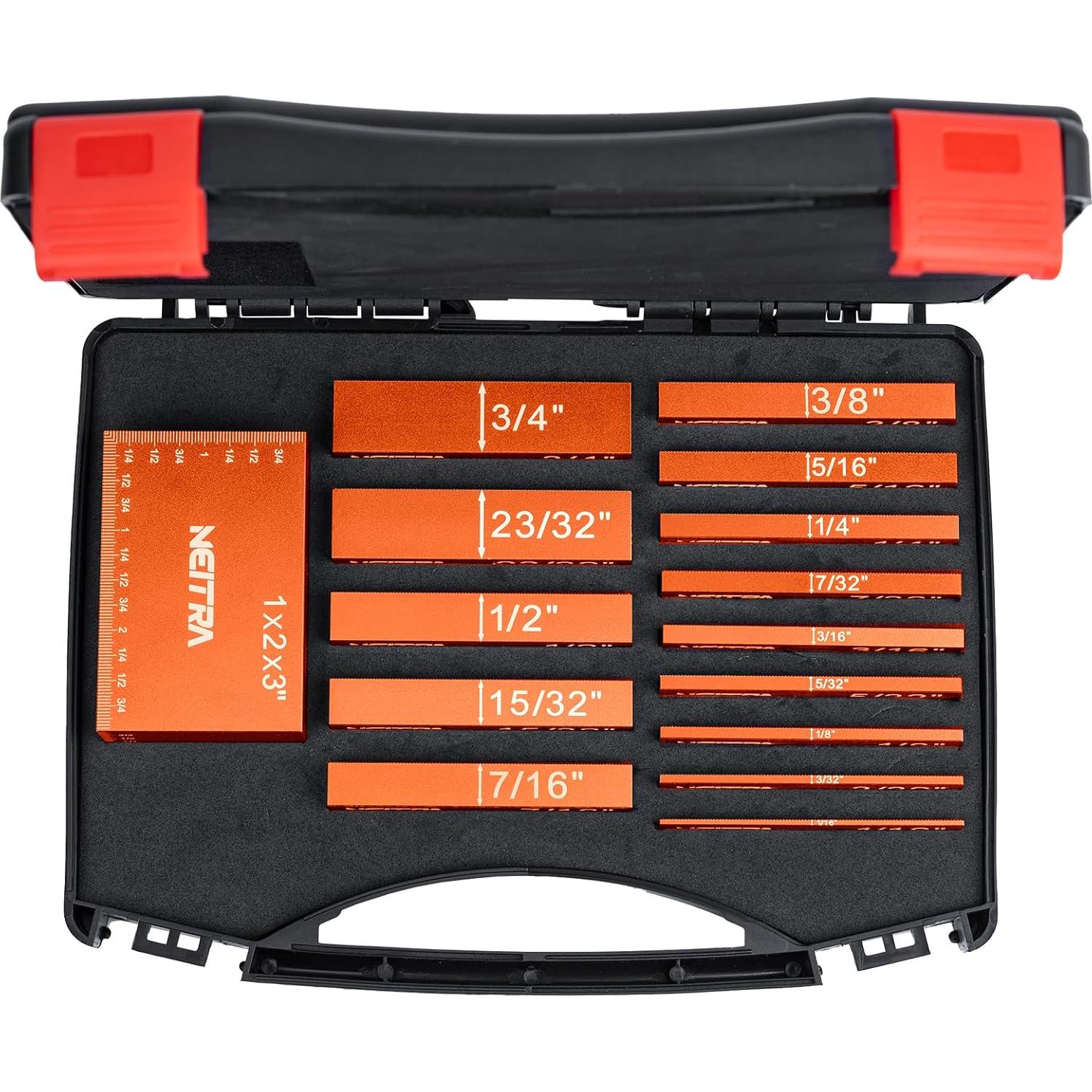 Bloques de Configuración Neitra 15 Piezas Aluminio 76.20 mm