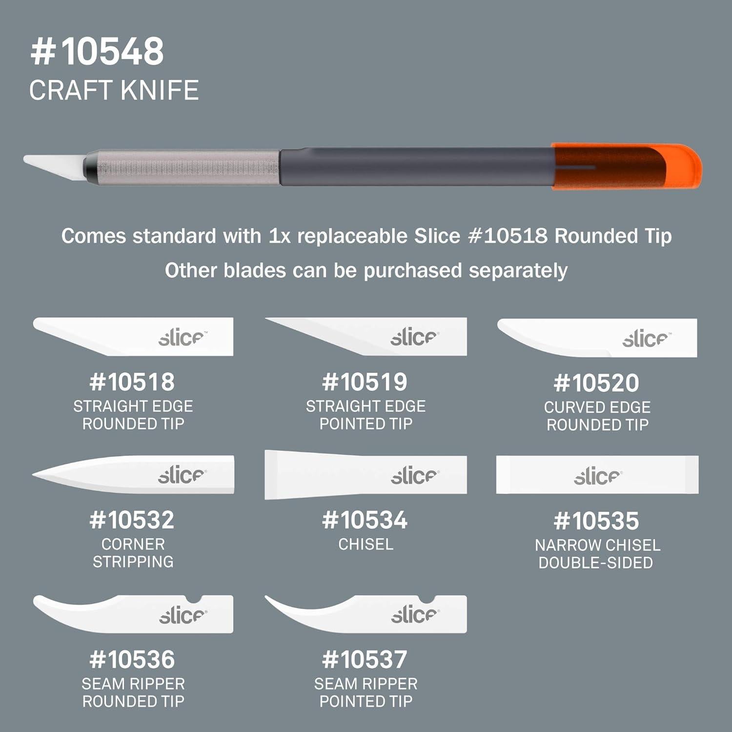Cuchillo de Manualidades Slice 10518, Hoja Cerámica Segura