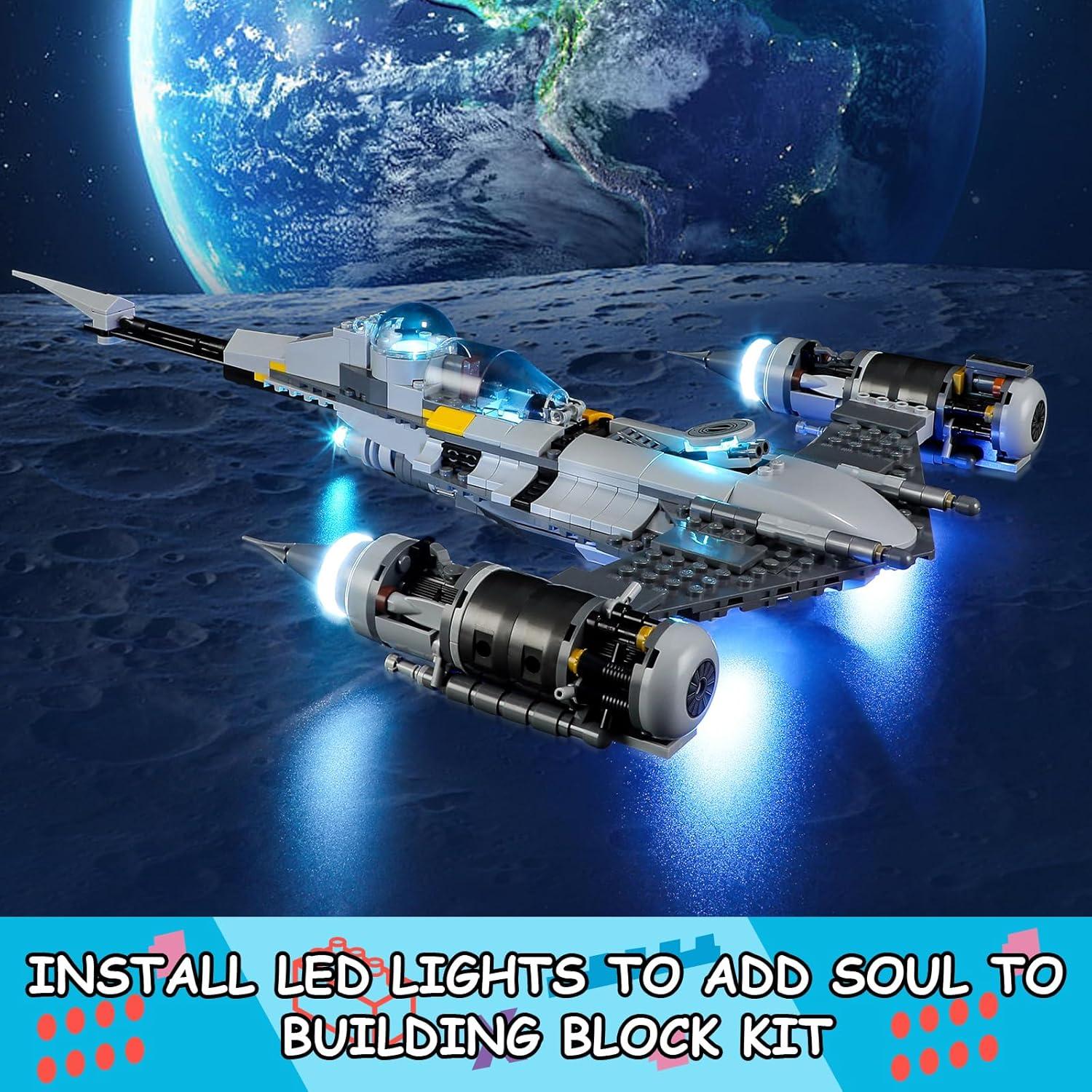 Kit de luces LED Mililier para Lego 75325 N-1 The Mandalorian