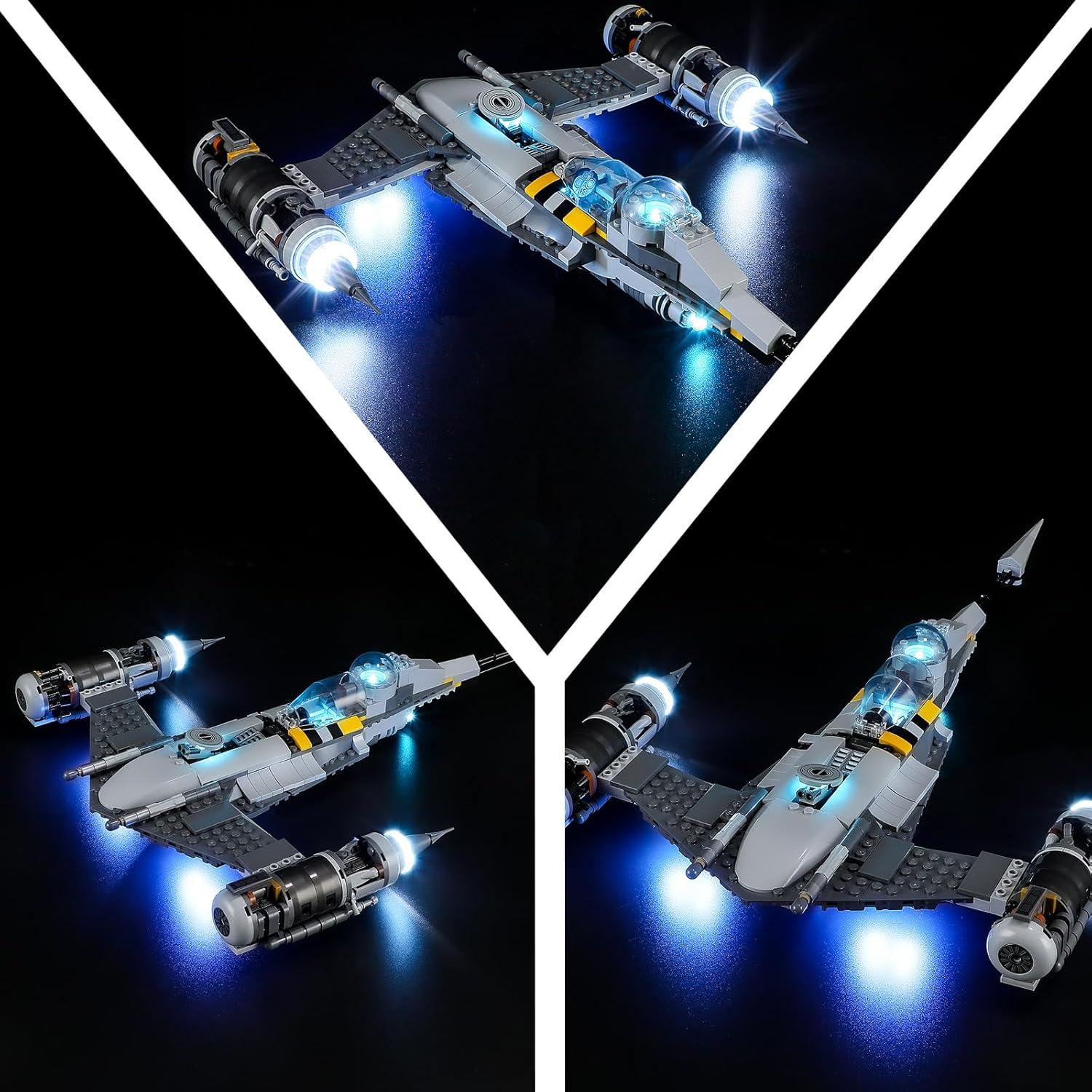 Kit de luces LED Mililier para Lego 75325 N-1 The Mandalorian