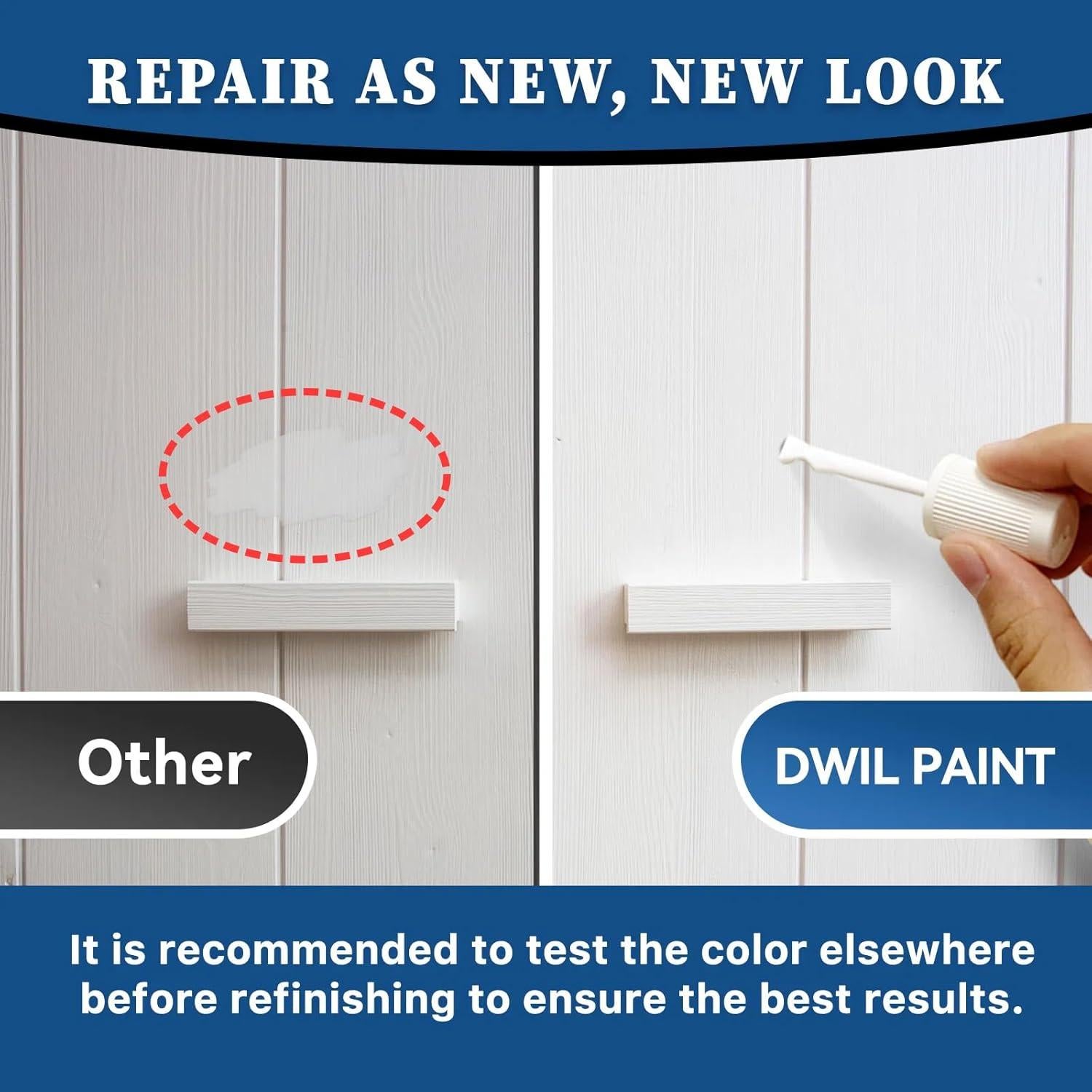 Pintura de Retoque DWIL 44.36 ml Blanca Brillante Multi Superficie