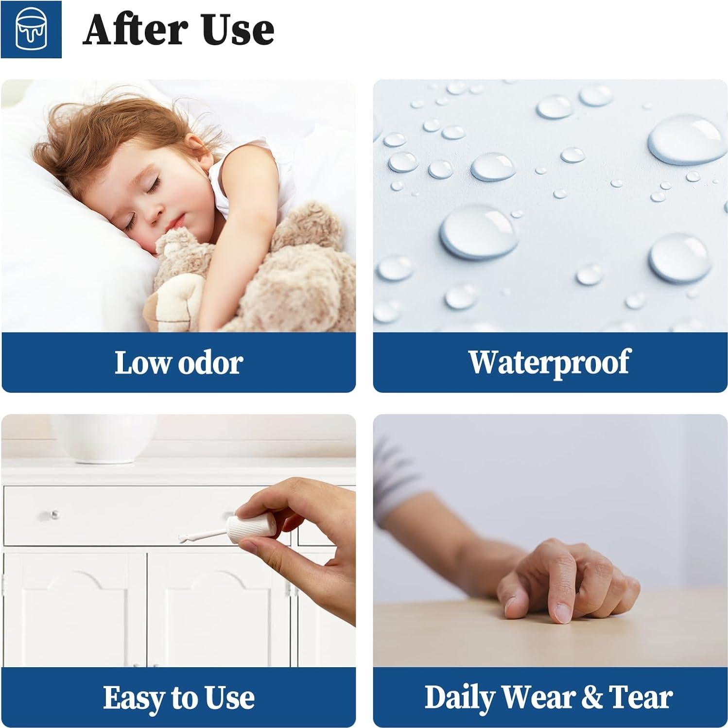 Pintura de Retoque DWIL 44.36 ml Blanca Brillante Multi Superficie