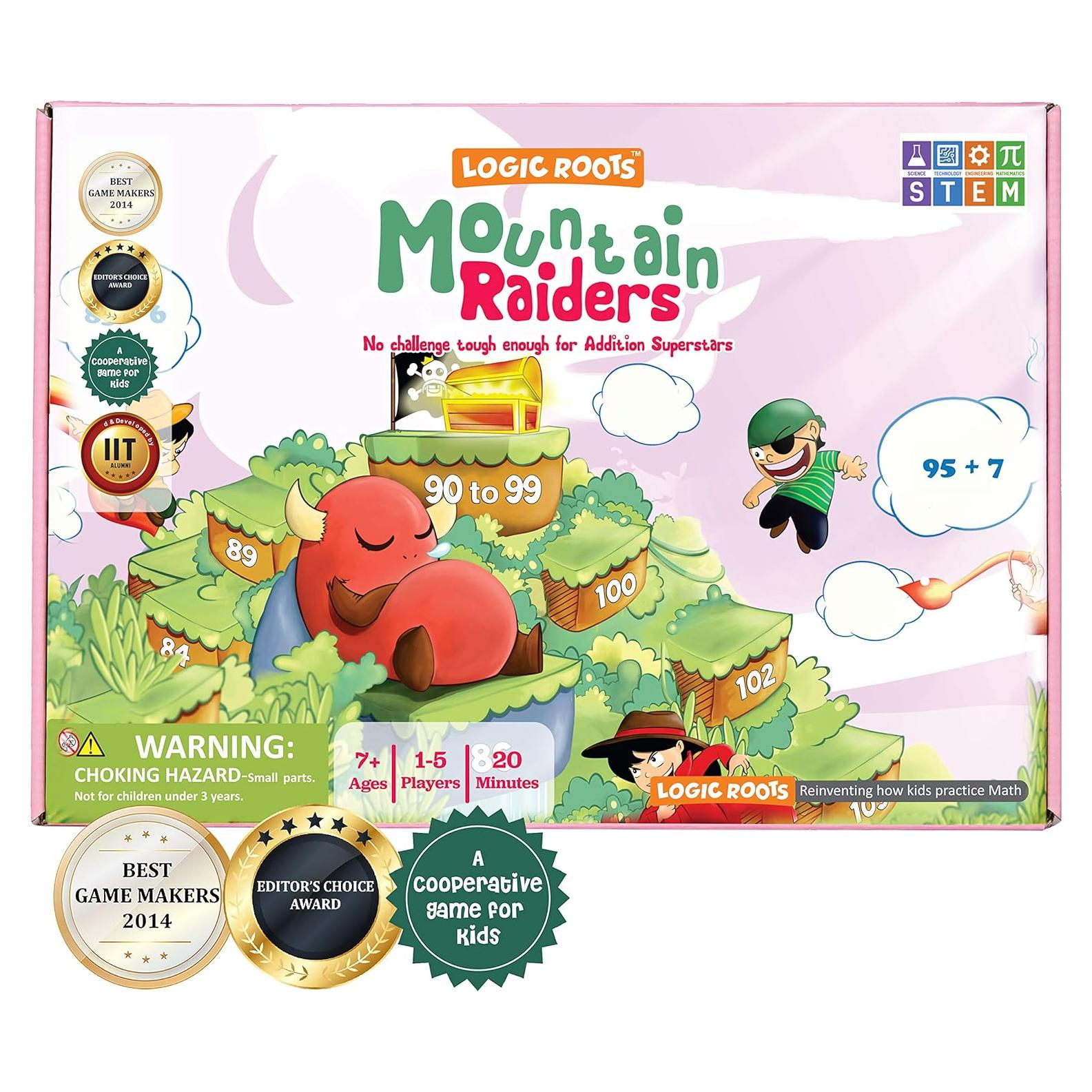 Juego de Mesa de Matemáticas Mountain Raiders - Logic Roots