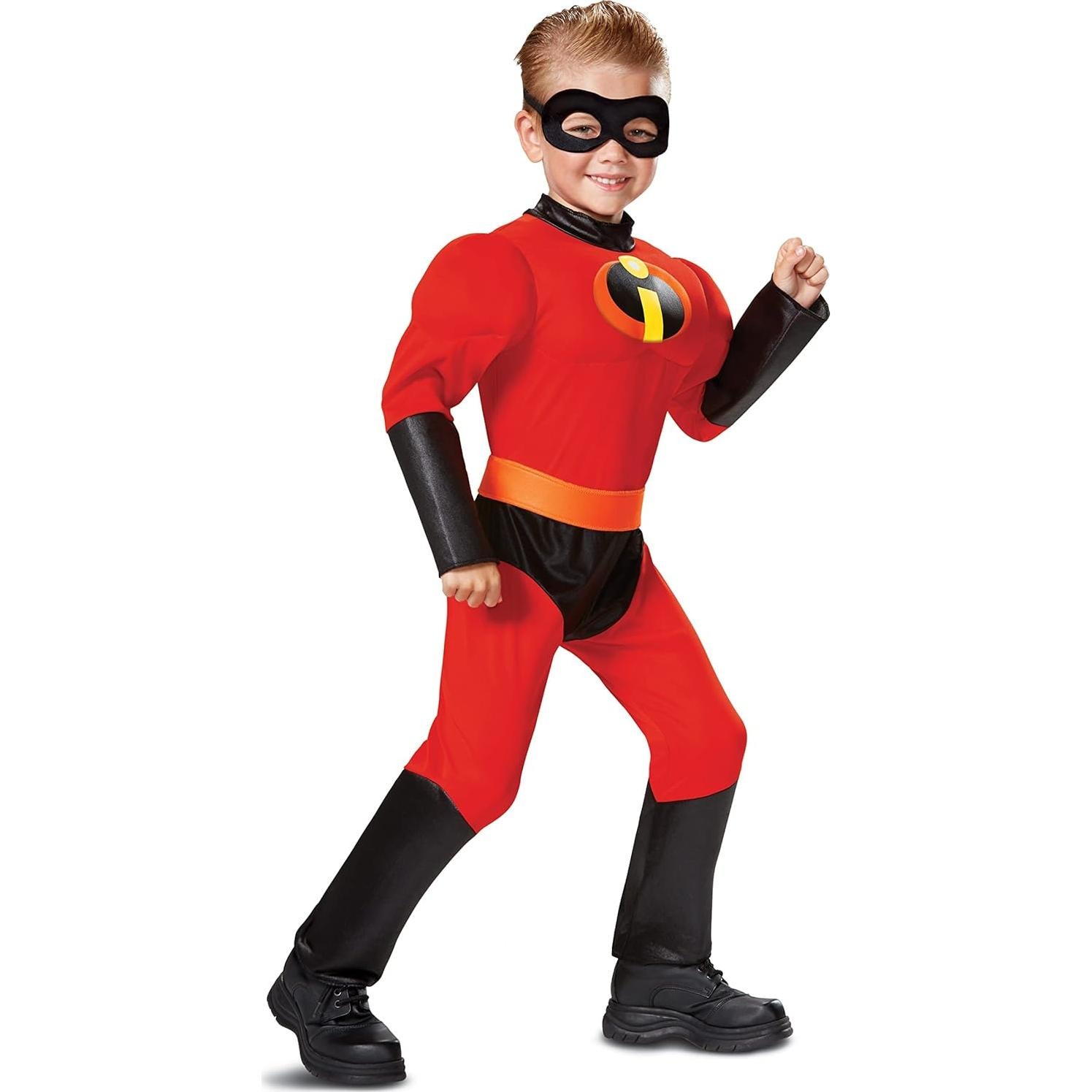 Disfraz musculoso Dash Incredibles 2 para niños 18-24 meses