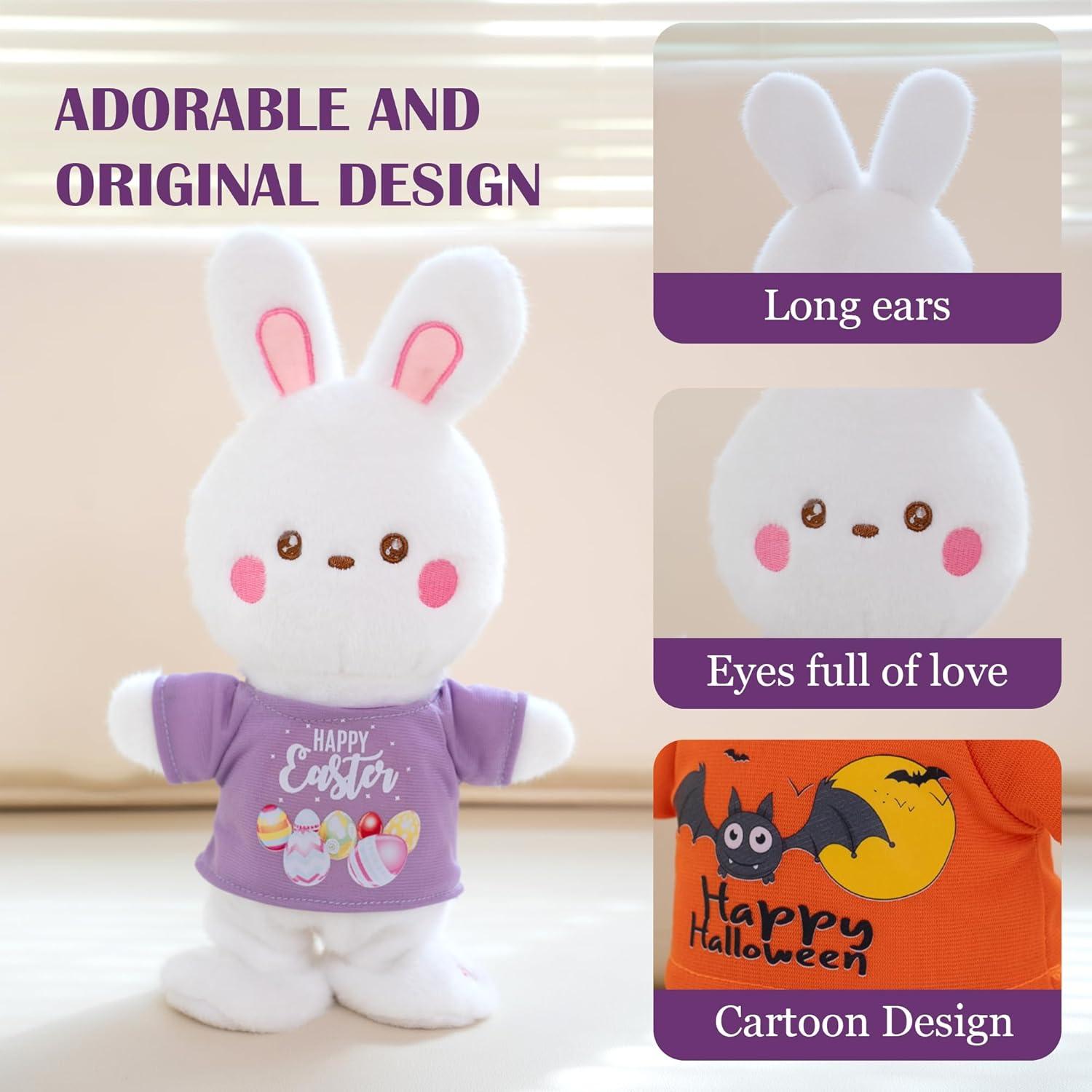 Conejo de Peluche Interactivo PowerPals 28.4 cm con Atuendos