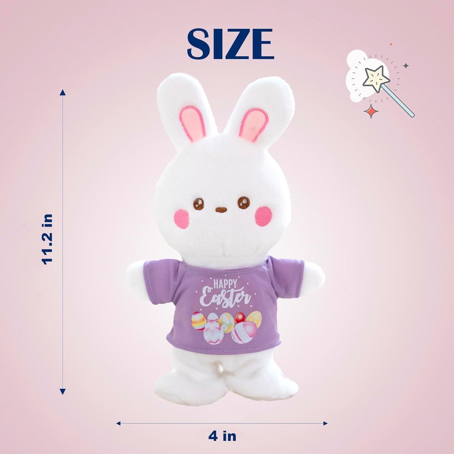 Conejo de Peluche Interactivo PowerPals 28.4 cm con Atuendos