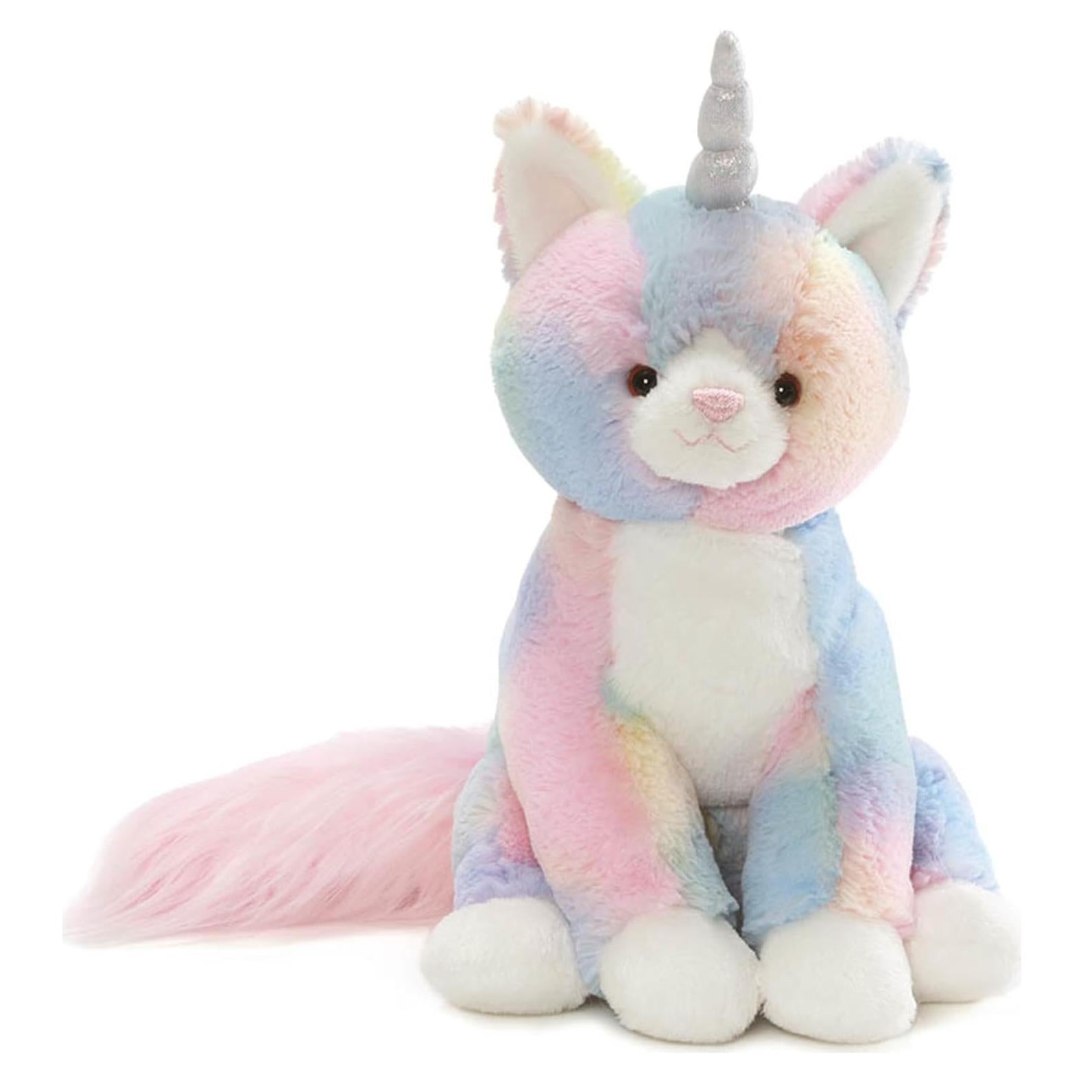 Peluche Caticorn GUND 22.86 cm Suave y Colorido para Niños