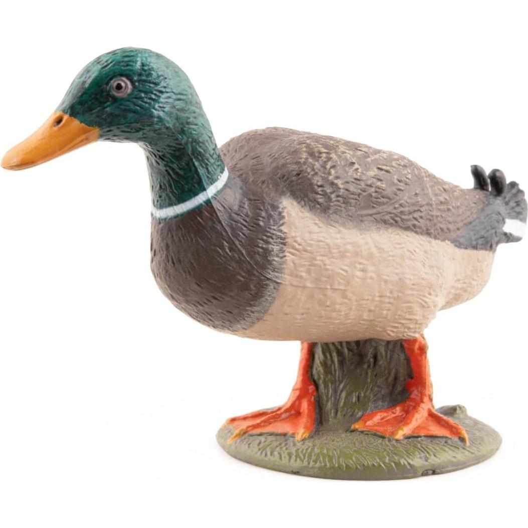 Figura de Pato Mallard Papo 7x4.9x3 cm Pintado a Mano