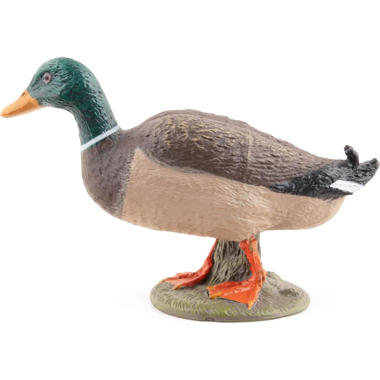Figura de Pato Mallard Papo 7x4.9x3 cm Pintado a Mano