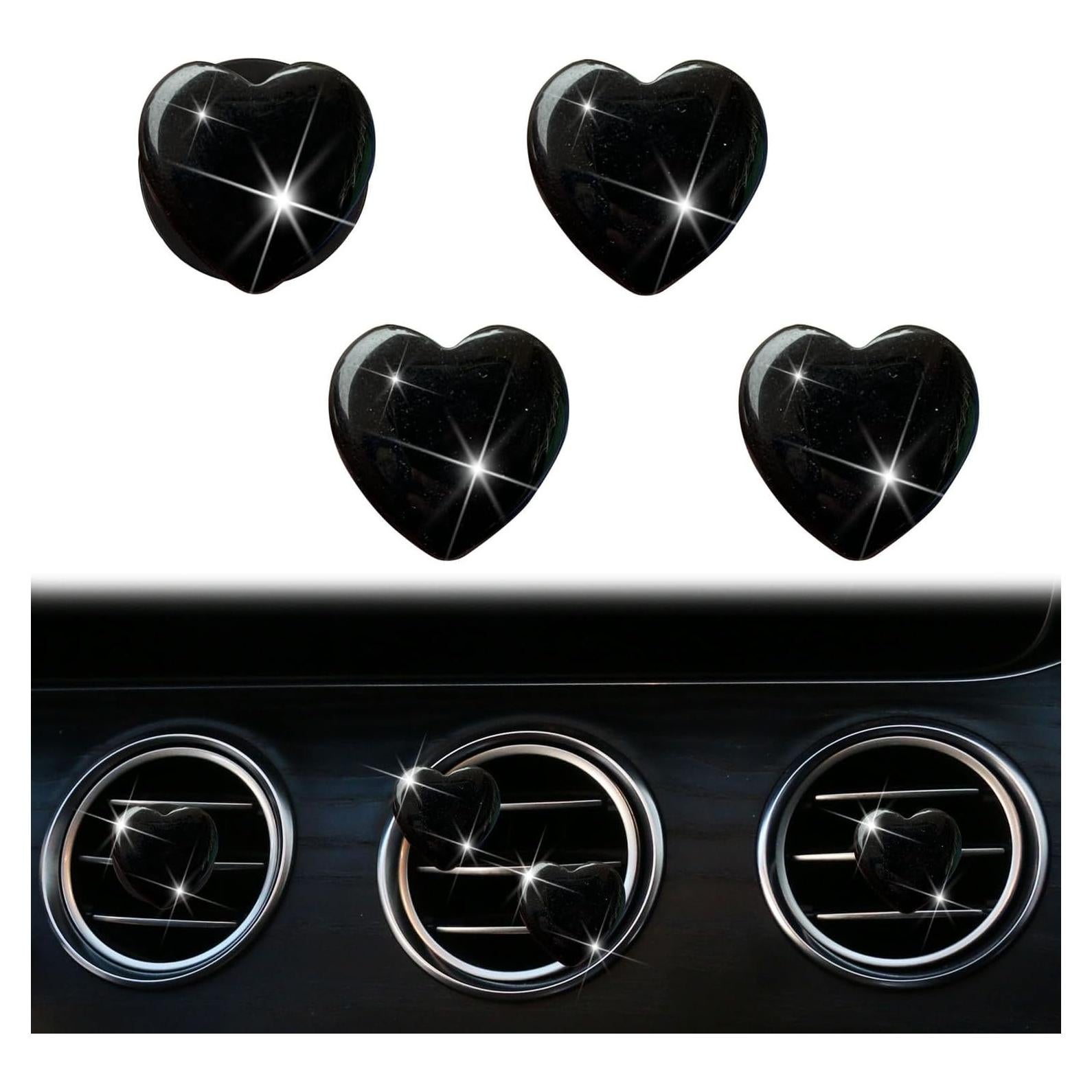 Juego de 4 Clips de Ventilación Corazón PurYupearl - Ambientadores