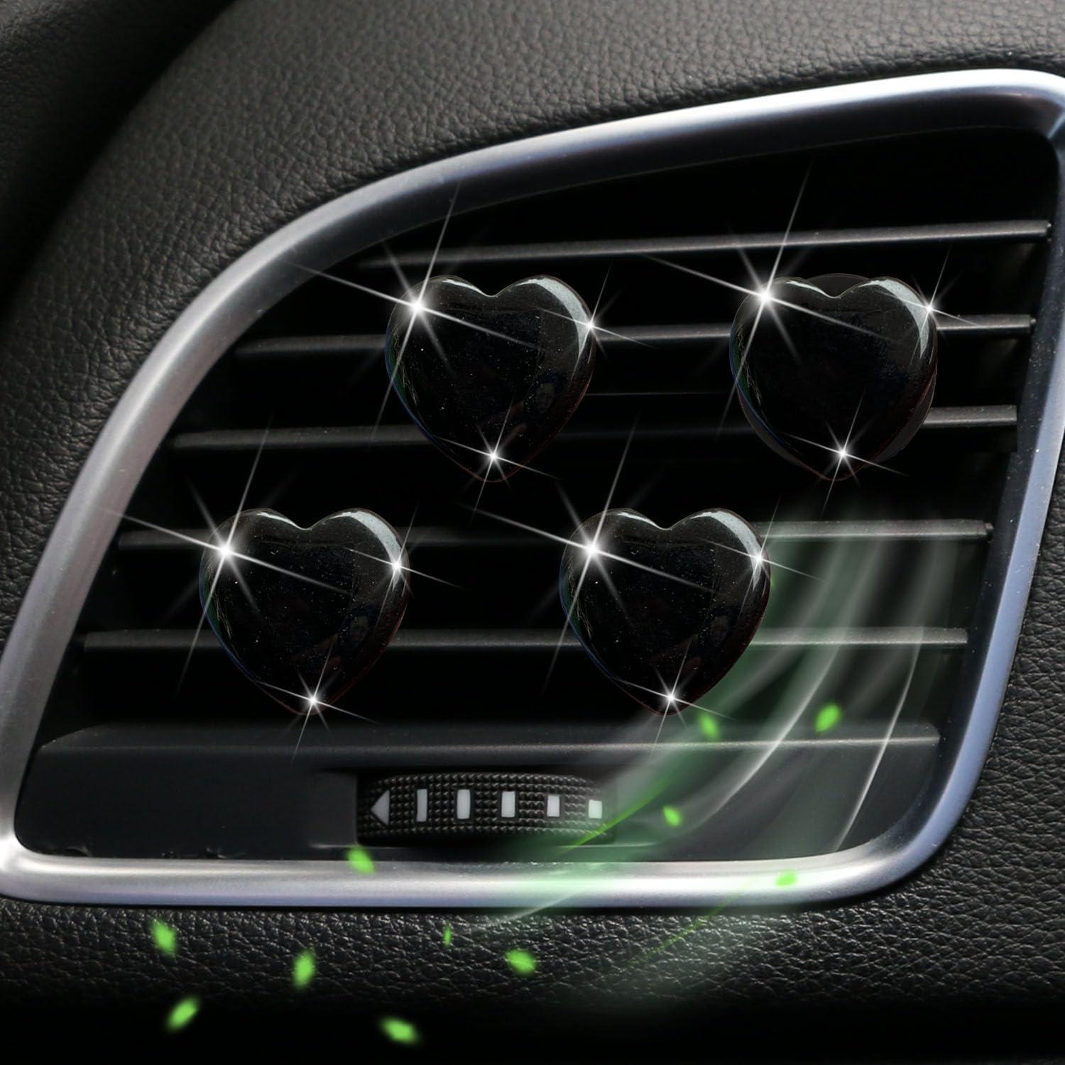 Juego de 4 Clips de Ventilación Corazón PurYupearl - Ambientadores