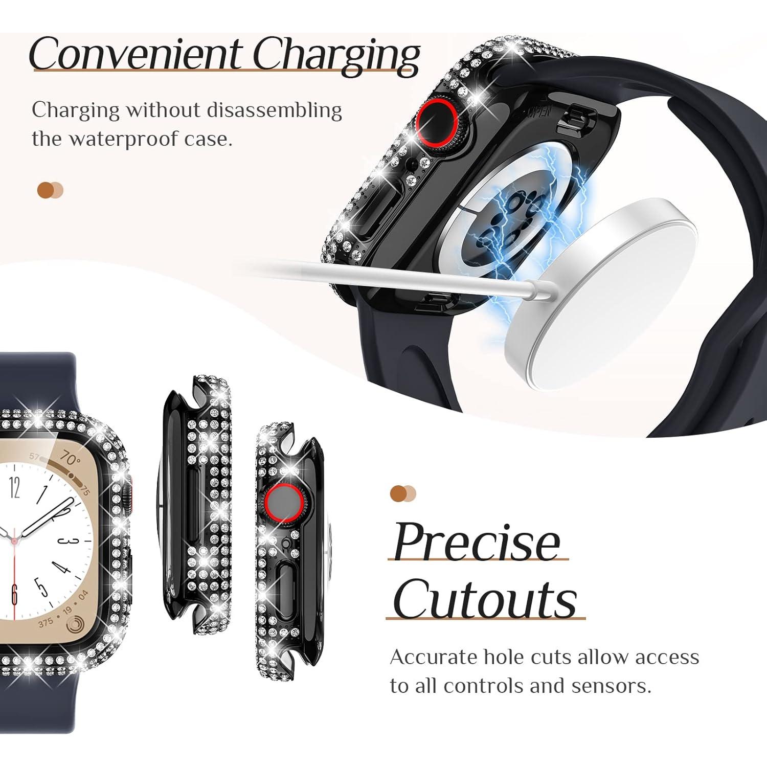 Funda Impermeable Goton para Apple Watch 40-49mm con Brillantes