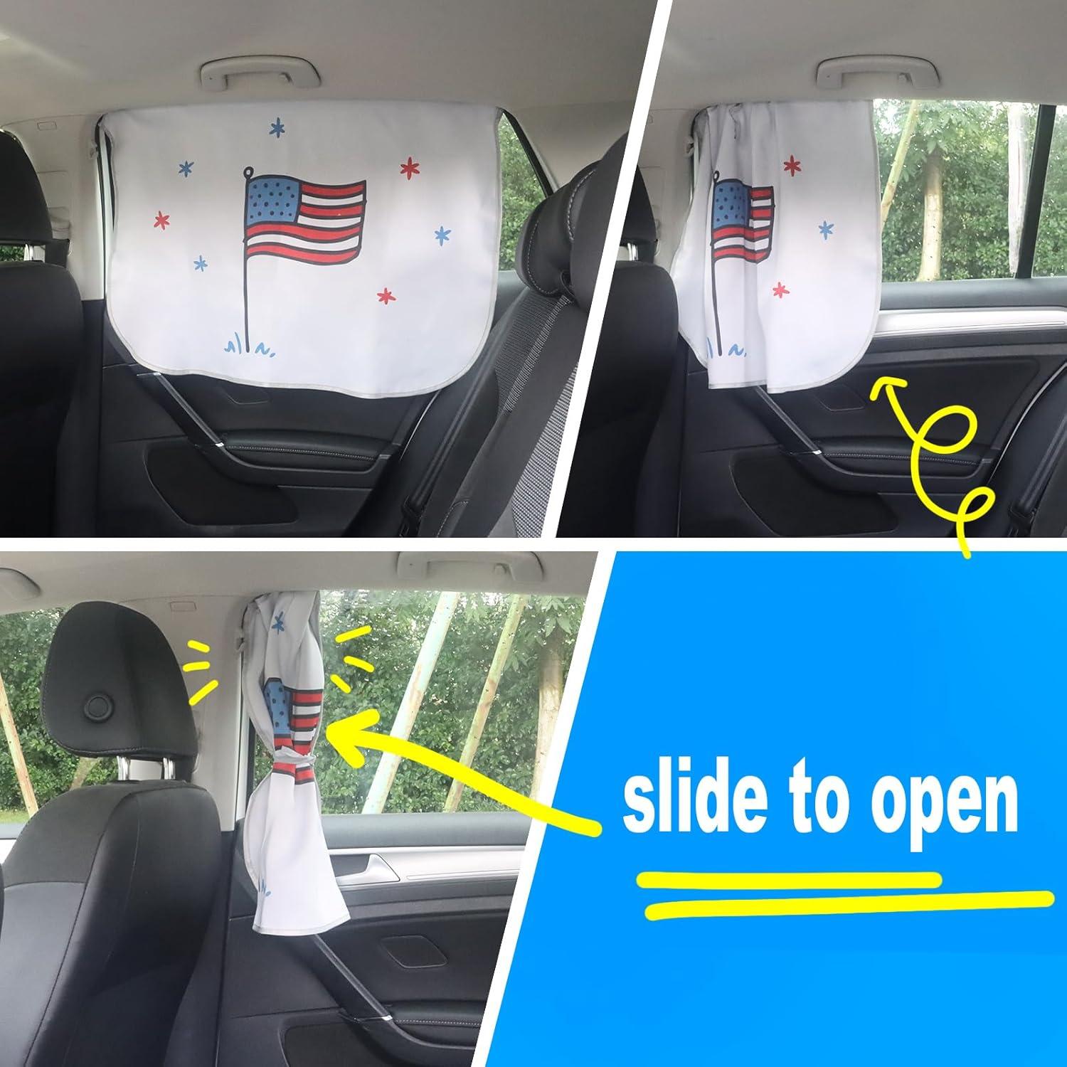 Sombrilla Solar para Ventanas de Auto LoyaGour 70x50cm