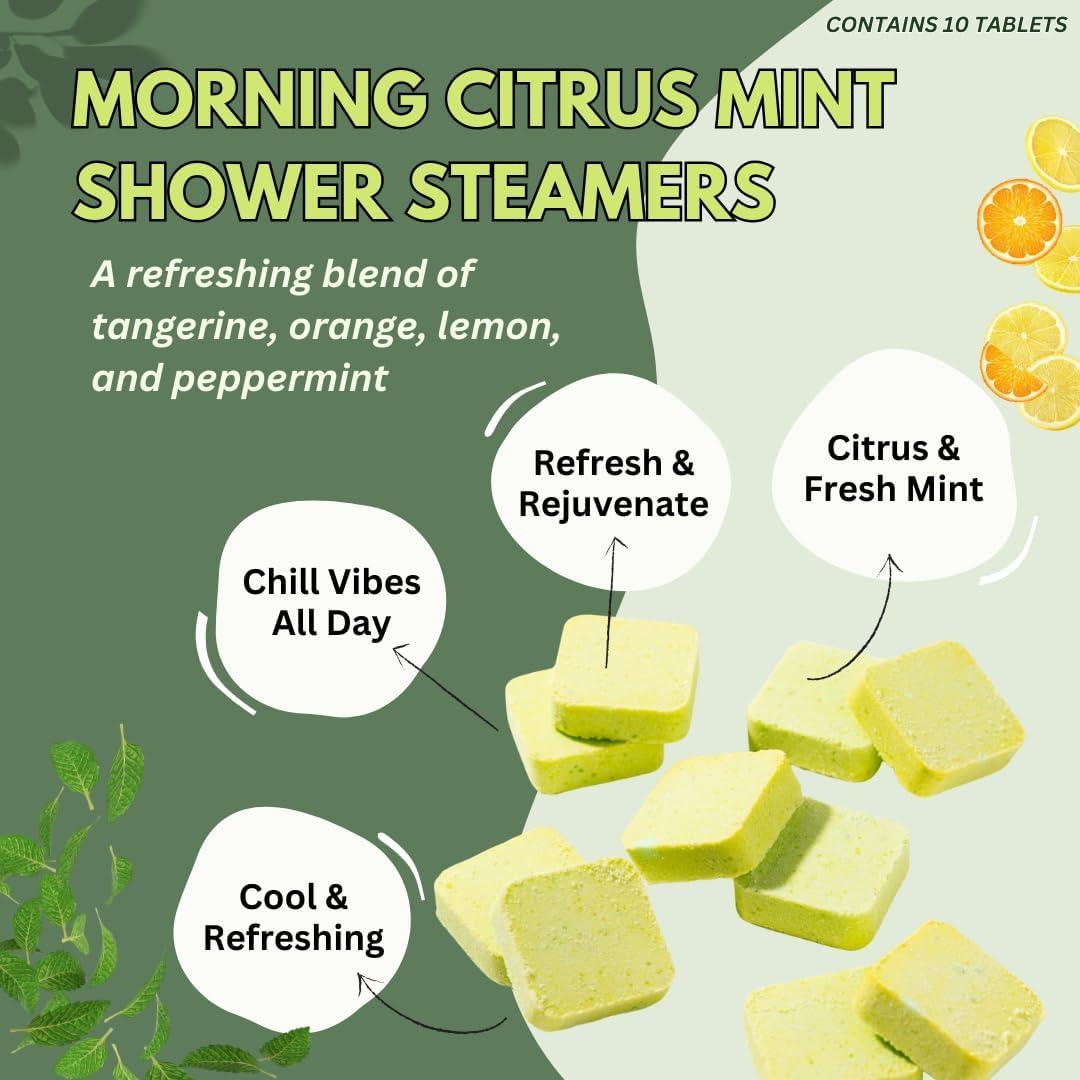 Vaporizadores de Ducha Aromaterapia Cítricos 10 Unidades