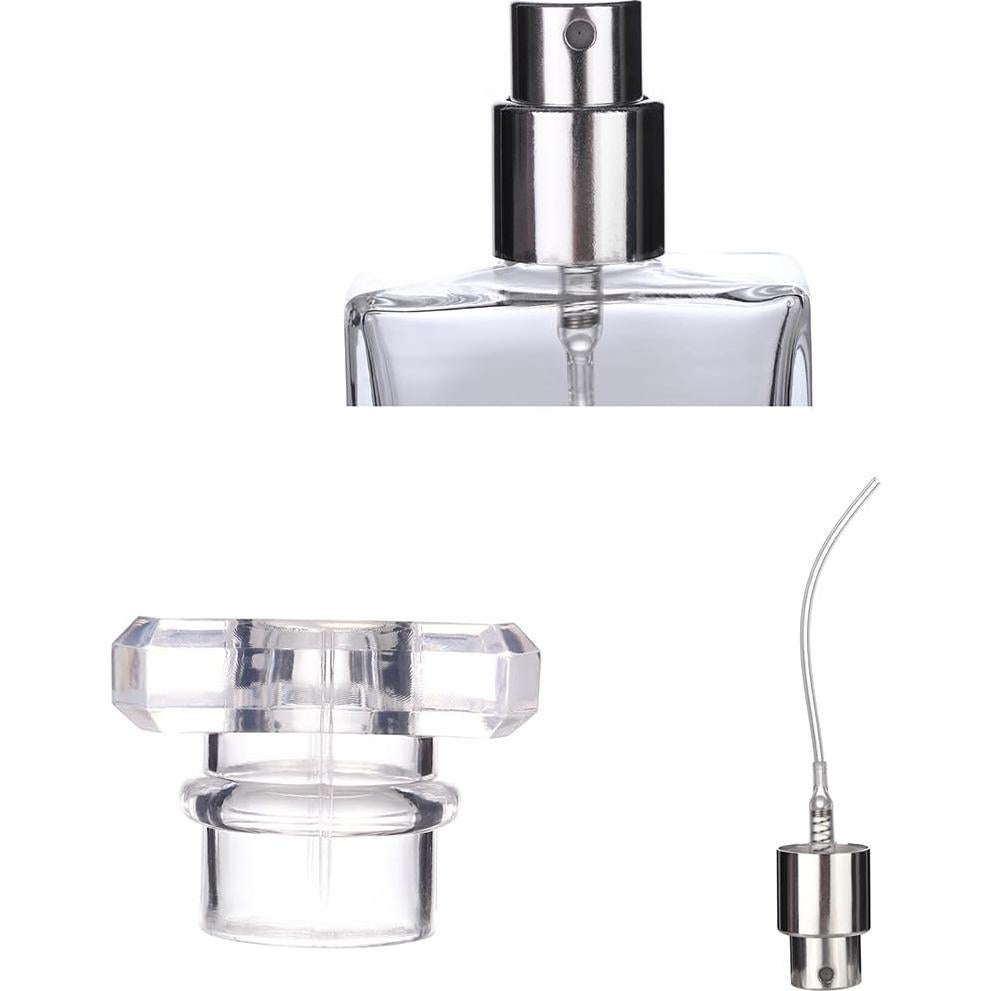 Paquete de 6 botellas de perfume recargables 30ml vidrio