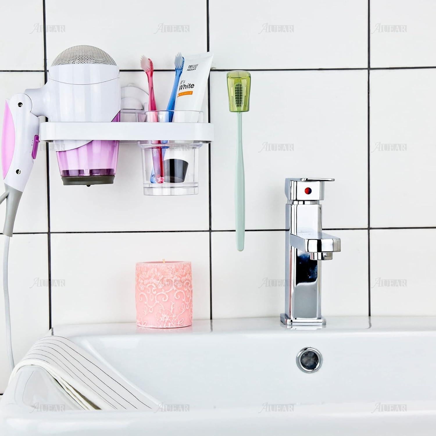 Soporte de Cepillo de Dientes AUEAR 3 Paquete Ventosa Ecológico