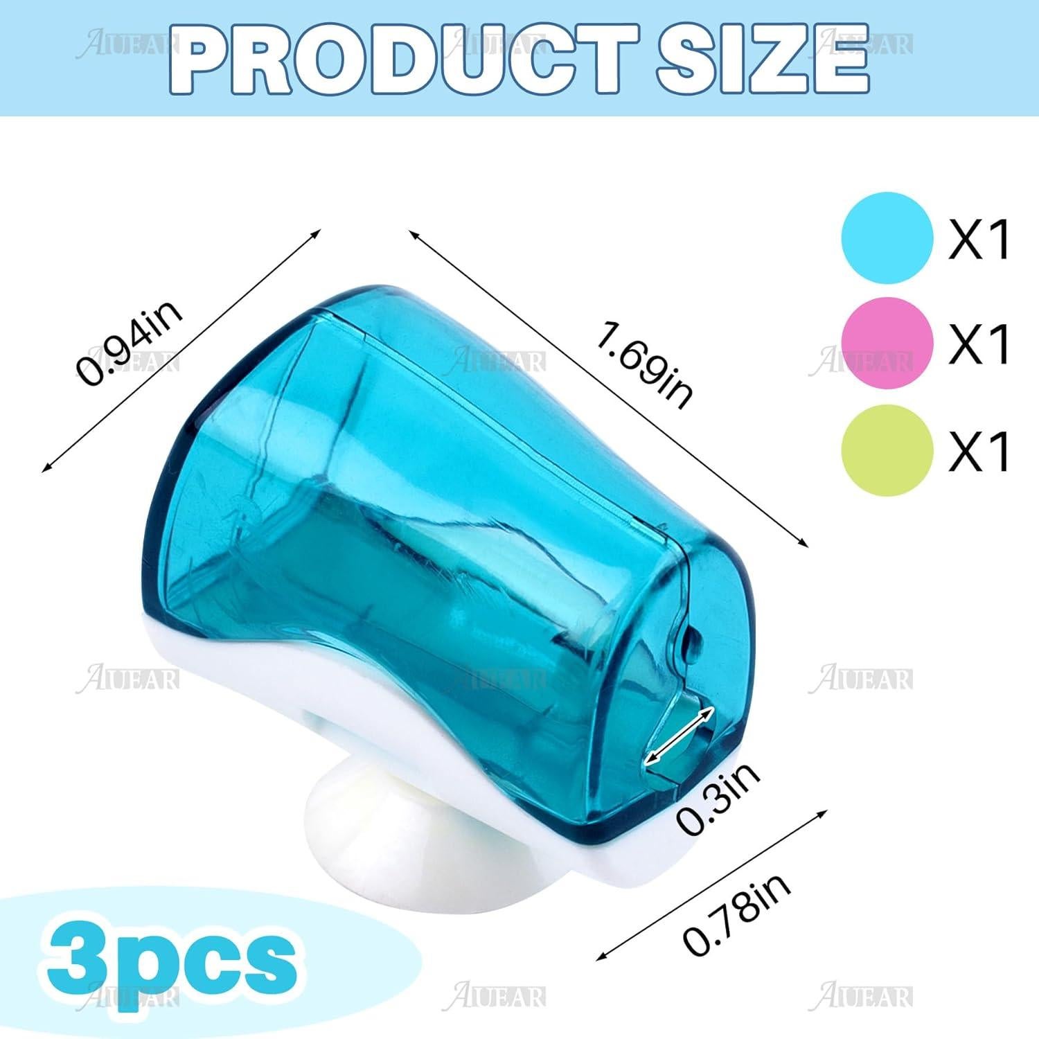 Soporte de Cepillo de Dientes AUEAR 3 Paquete Ventosa Ecológico