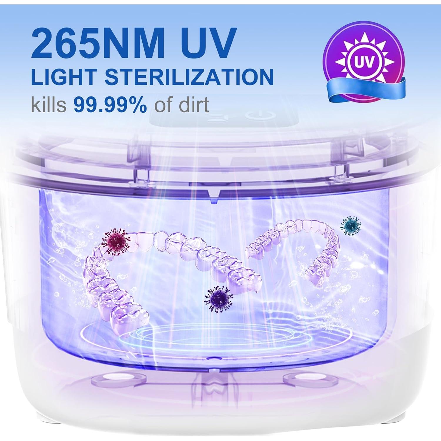 Limpiador Ultrasonido Profesional 45kHz para Retenedores