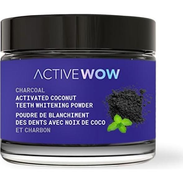 Polvo de Carbón Activado de Coco Active Wow 20g - Menta