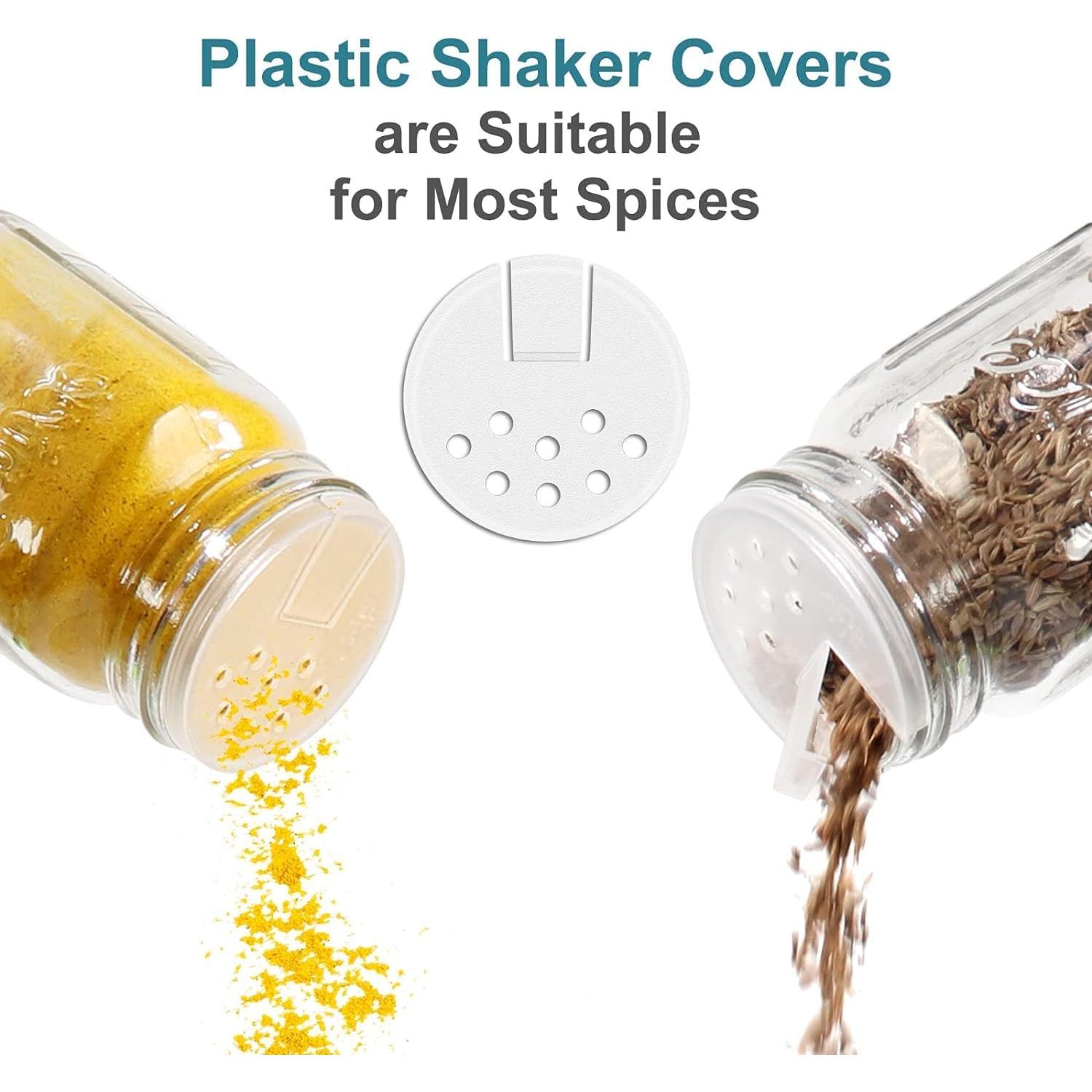 Tarros de Especias de Vidrio CYCLEMORE 30 Paquete 120ml con Accesorios