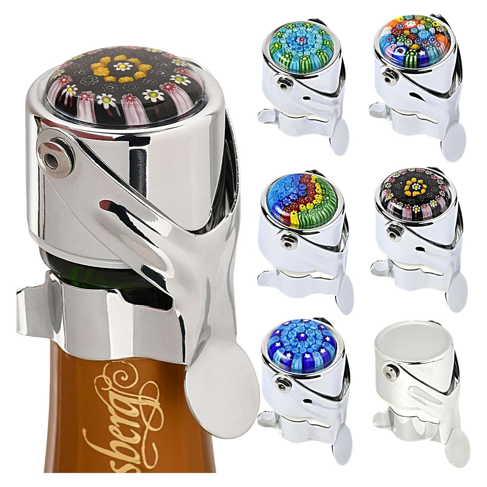 Tapón de Vino y Champán Evan James - Sello Hermético, 1 Unidad