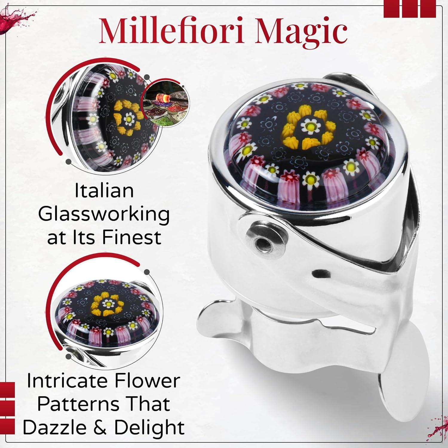 Tapón de Vino y Champán Evan James - Sello Hermético, 1 Unidad