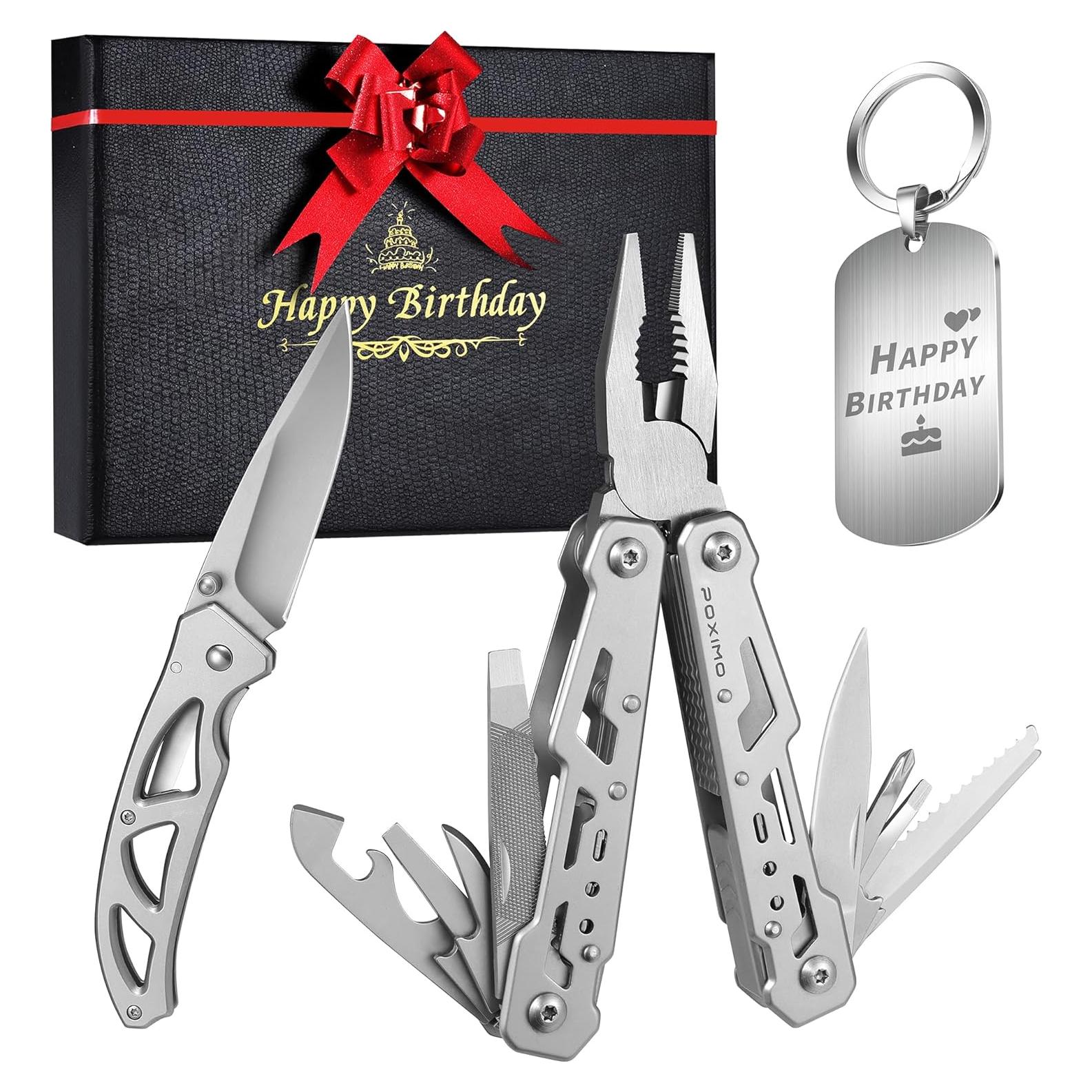 Juego de Herramientas 3-en-1 POXIMO Alicates 14-en-1 Acero Inoxidable