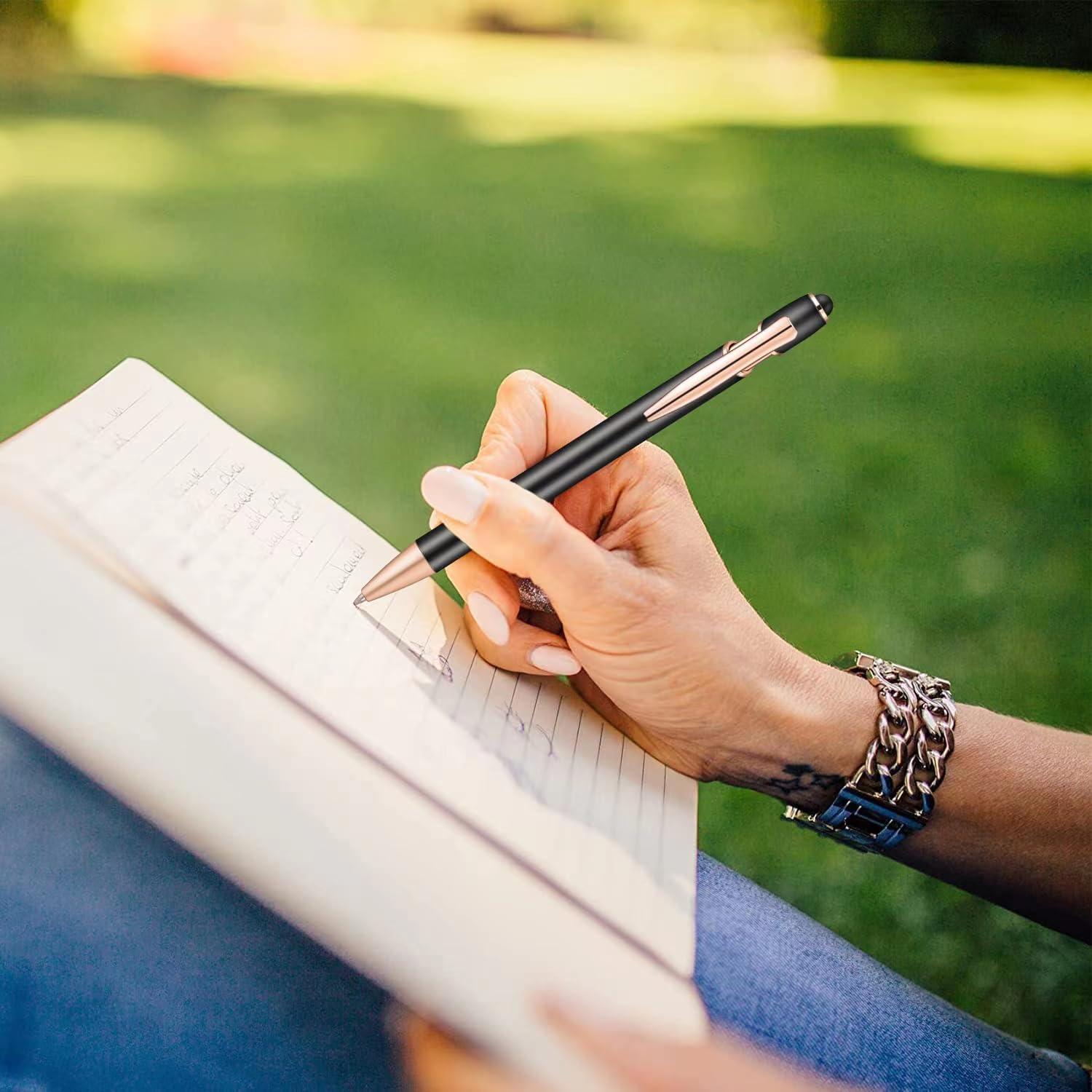 Bolígrafos Retráctiles Aozora 15 Piezas Tinta Negra 1.0 mm