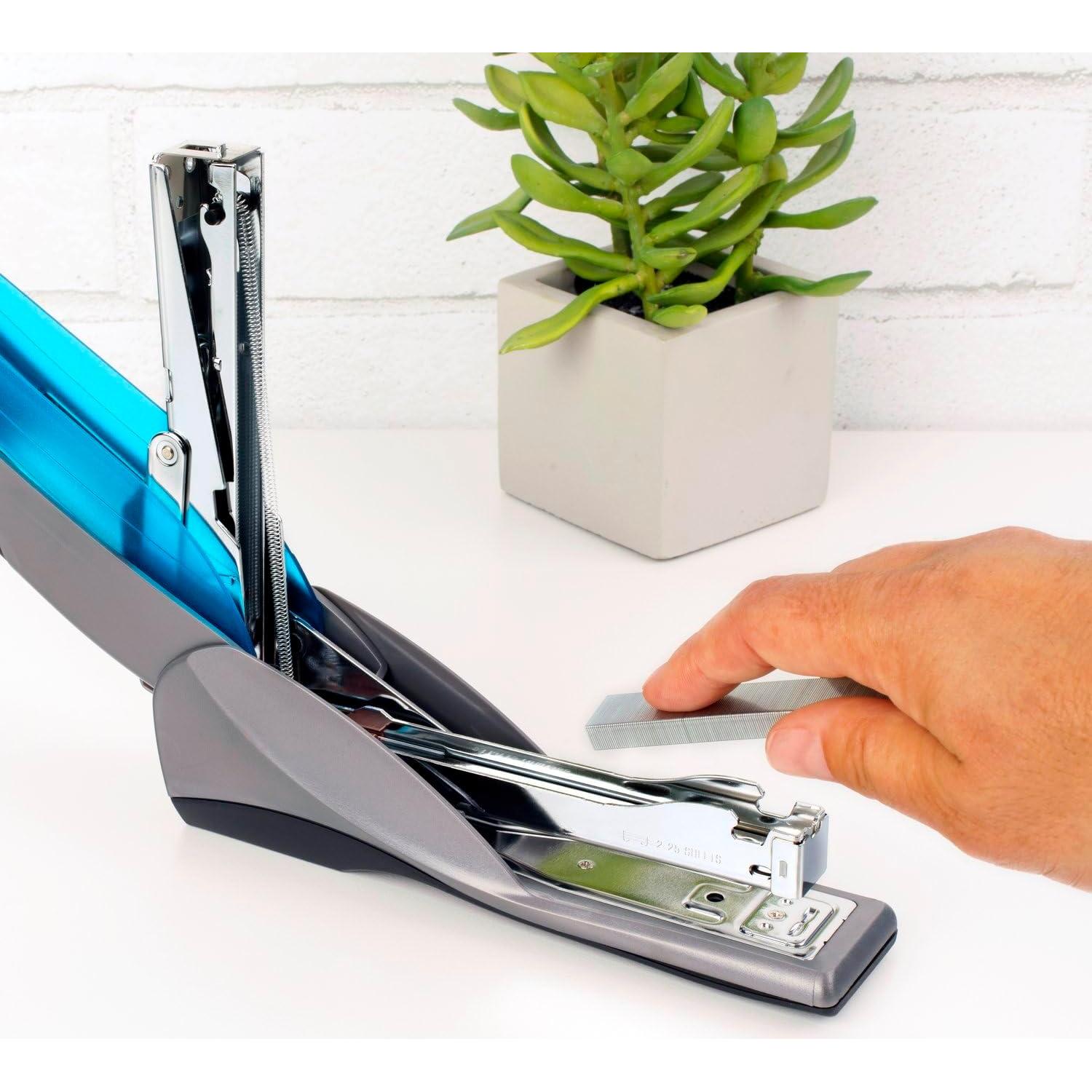 Grapadora Swingline Optima 25, Sujeta 25 Hojas, Azul y Gris