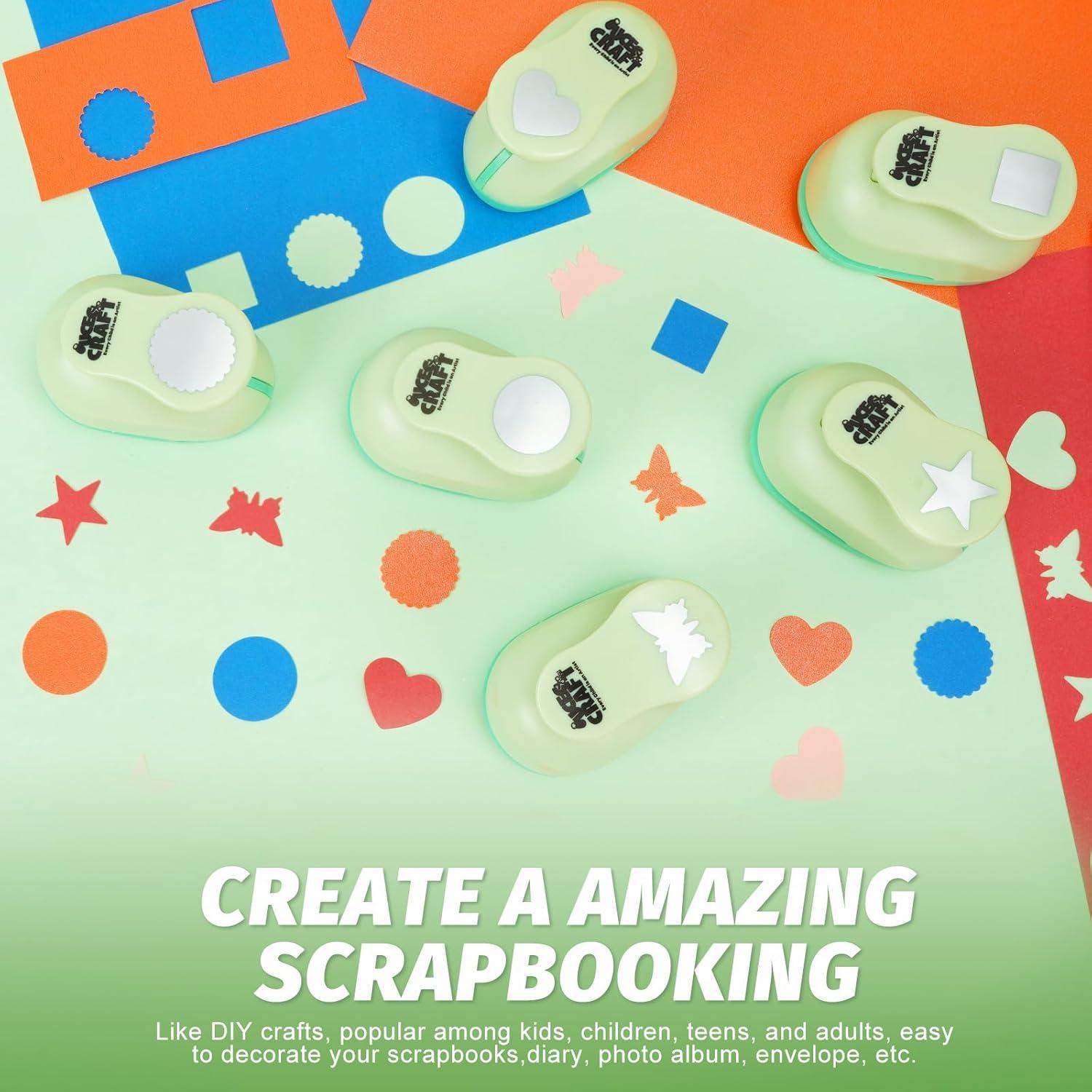 Troqueladora de Papel UCEC Set de 6 Formas + 30 Hojas