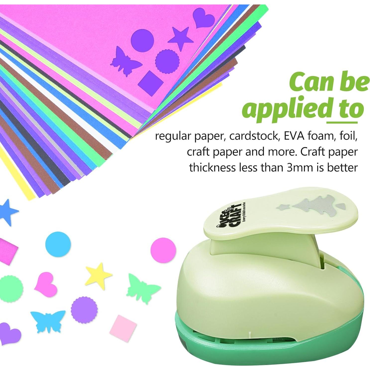 Troqueladora de Papel UCEC Set de 6 Formas + 30 Hojas