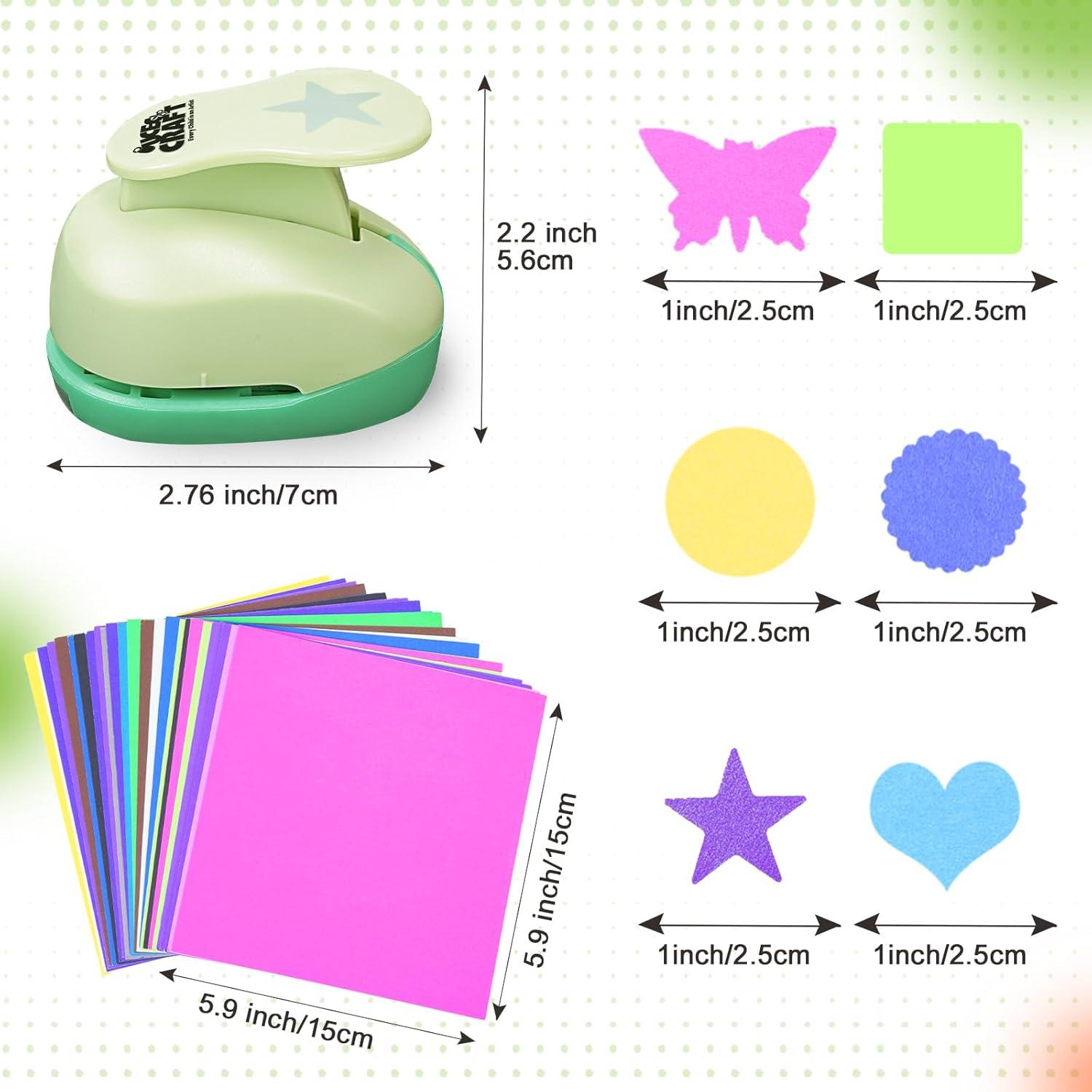 Troqueladora de Papel UCEC Set de 6 Formas + 30 Hojas