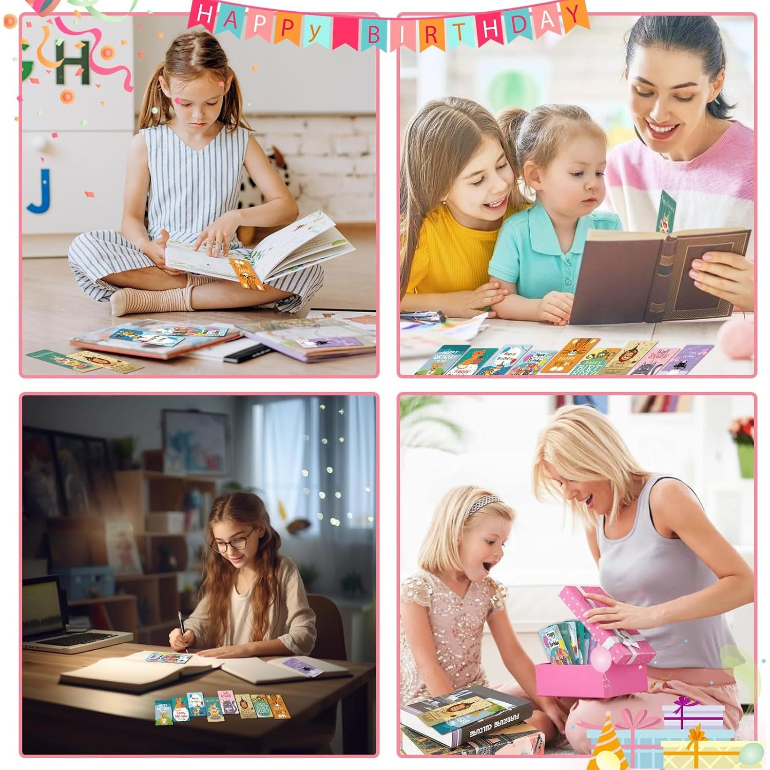 100 Marcadores de Cumpleaños emzrivo Multicolor 5x15 cm