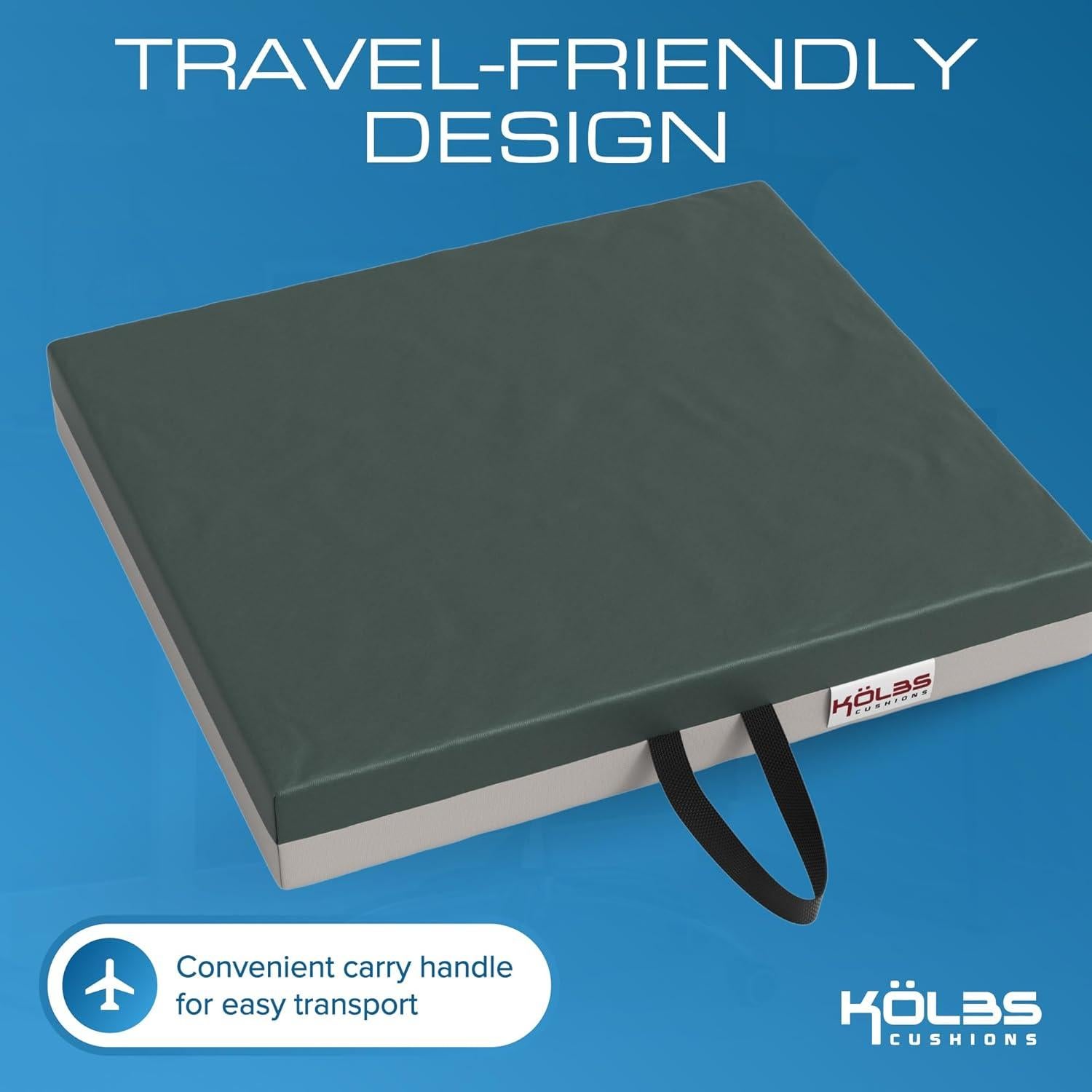 Cojín de Silla de Ruedas Kolbs Gel Extreme 40.64x40.64 cm