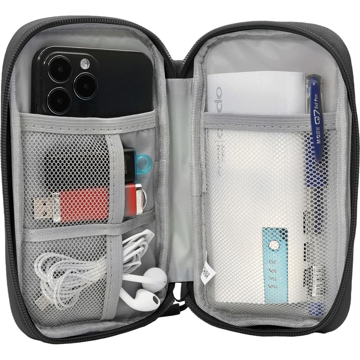 Estuche Organizador Electrónico CAAORDKSO Negro Impermeable