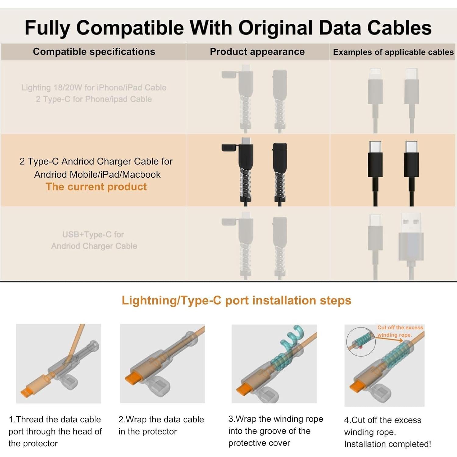 6 Organizadores de Cables JOIKYCAI con Clips Adhesivos Rotativos