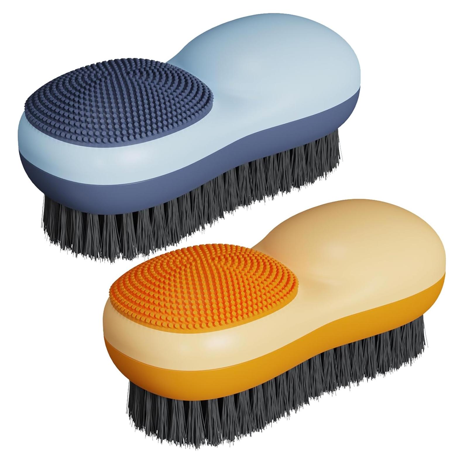 Cepillo Quitamanchas Selaurel 2 Piezas Azul y Naranja