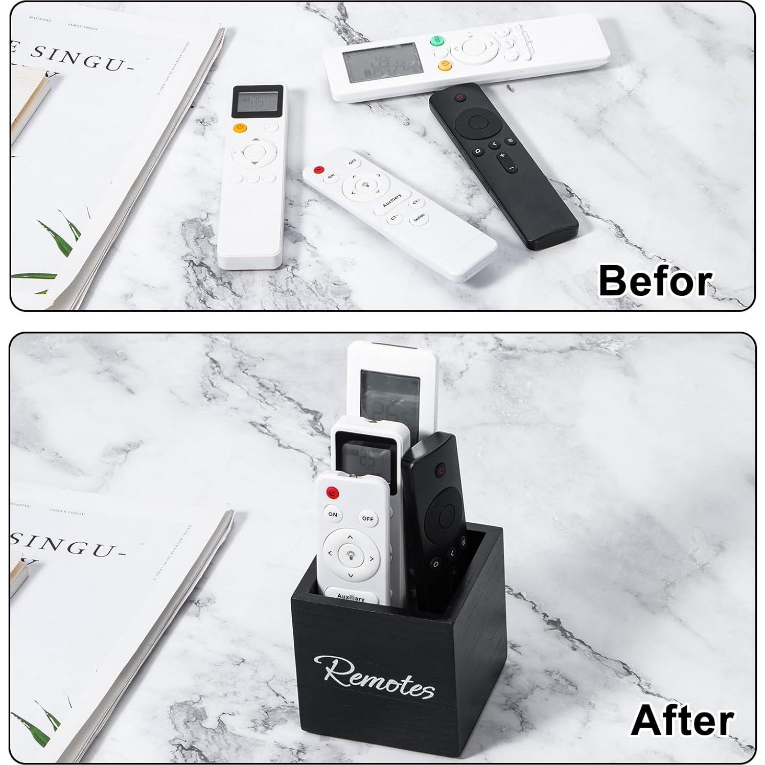 Soporte de Control Remoto de Madera Yeeco 8.89 cm Blanco