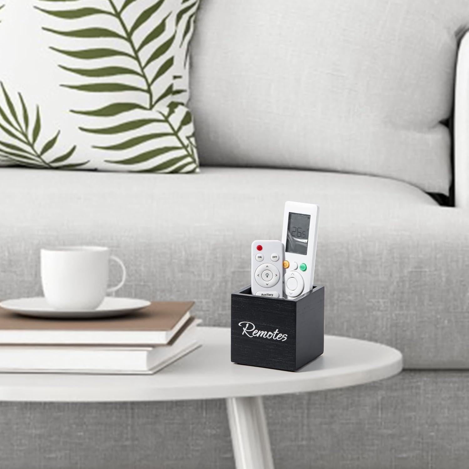 Soporte de Control Remoto de Madera Yeeco 8.89 cm Blanco