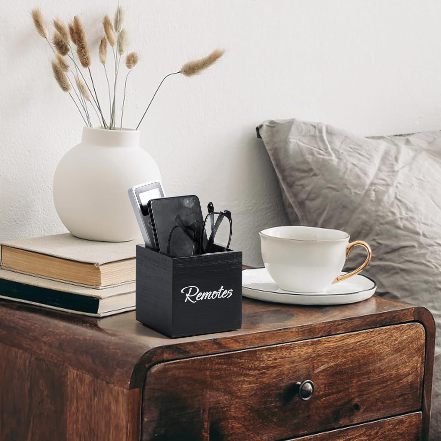 Soporte de Control Remoto de Madera Yeeco 8.89 cm Blanco