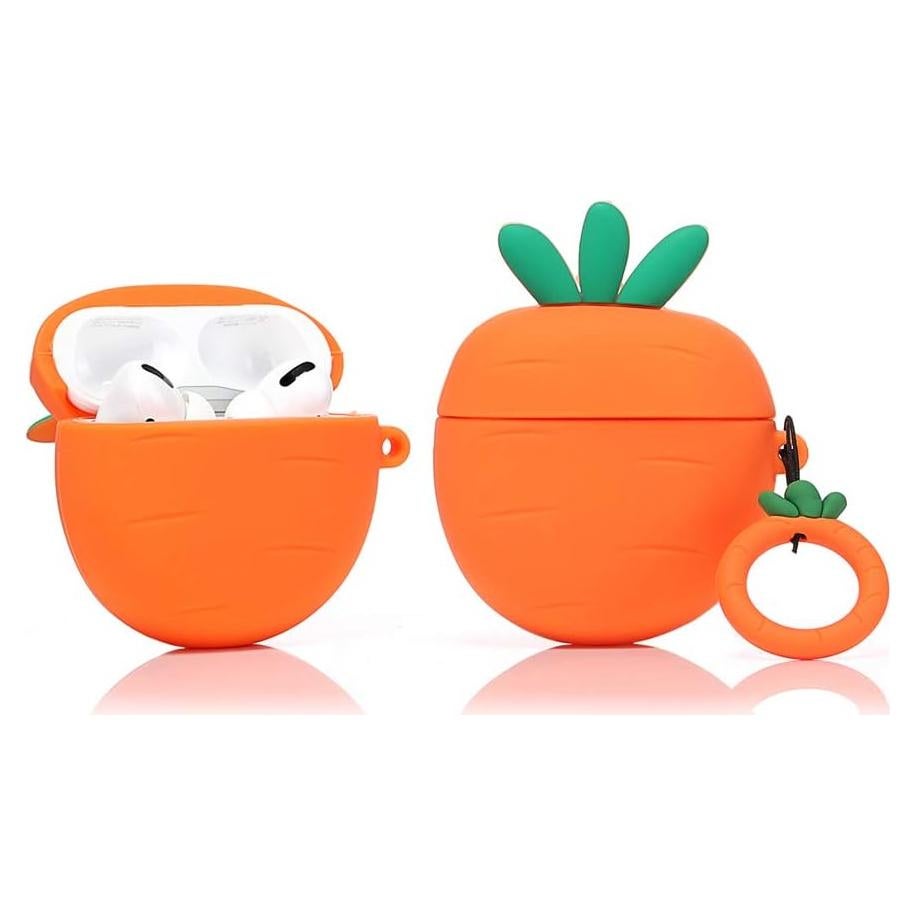 Funda de Silicona para Airpods Pro LEWOTE Diseño Zanahoria