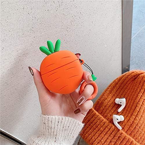 Funda de Silicona para Airpods Pro LEWOTE Diseño Zanahoria